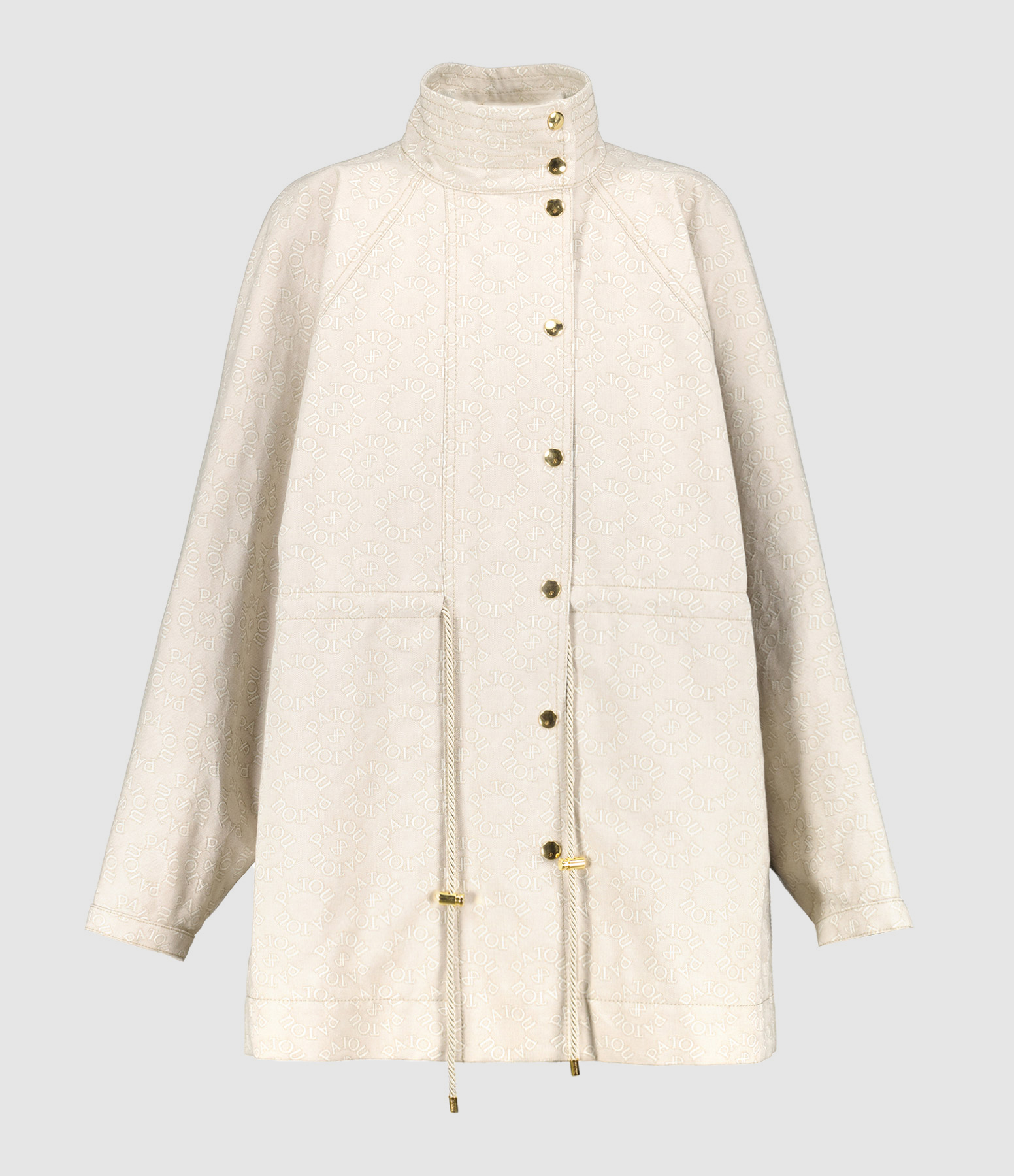 Parka Painter Jacquard Beige Médaillon