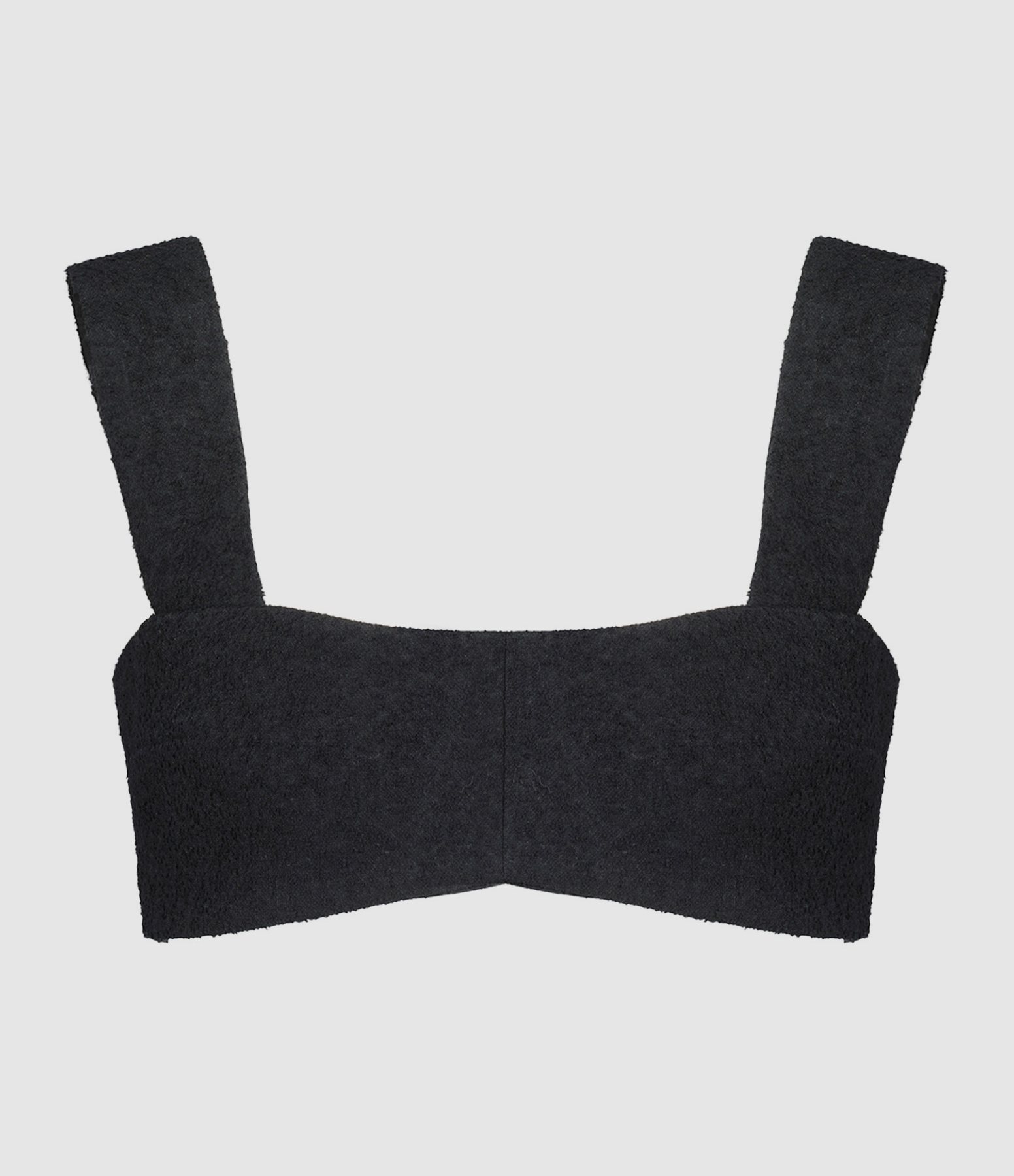 Top Corsage Coton Noir