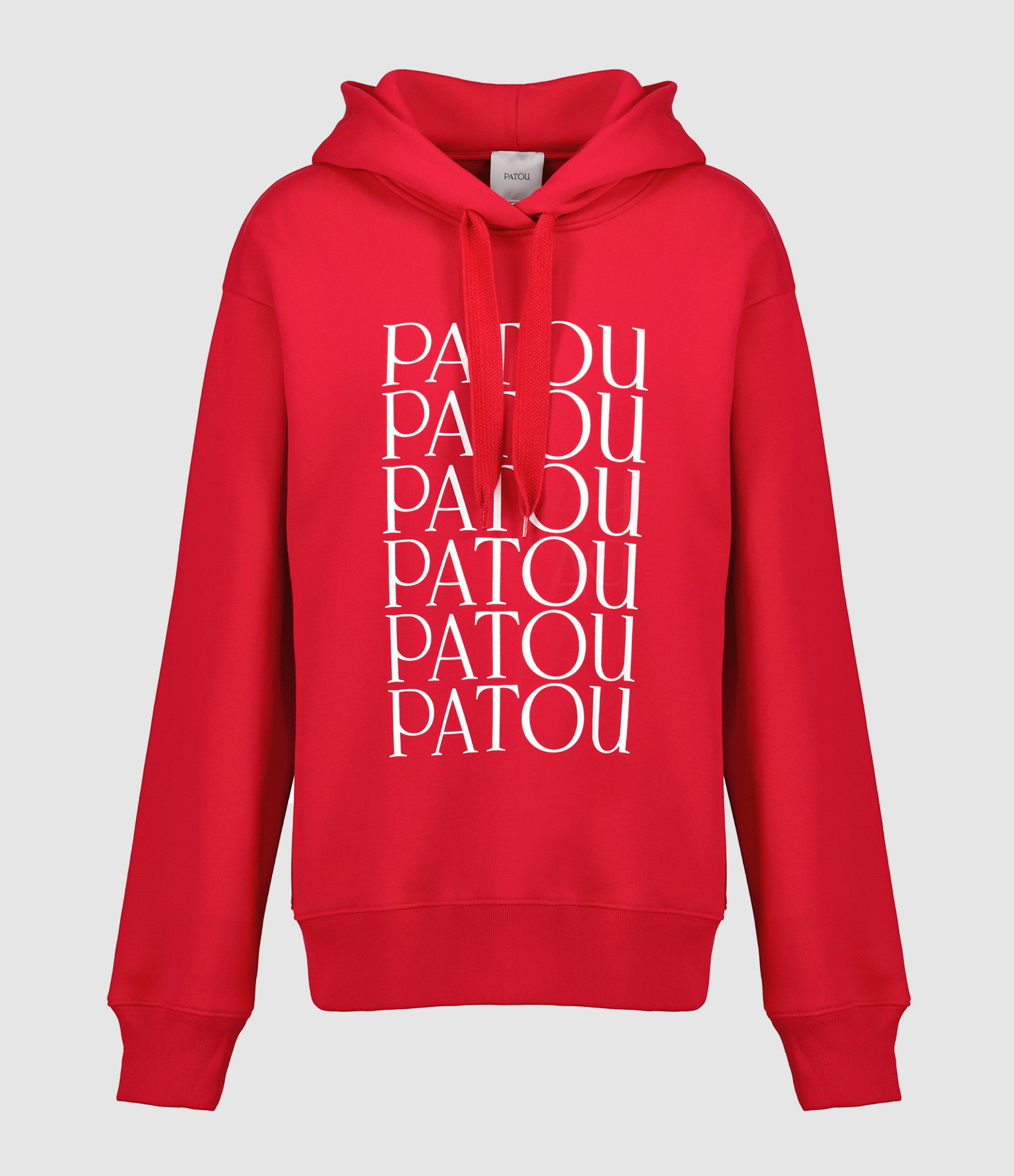Sweatshirt Hoodie Patou Rouge Blanc