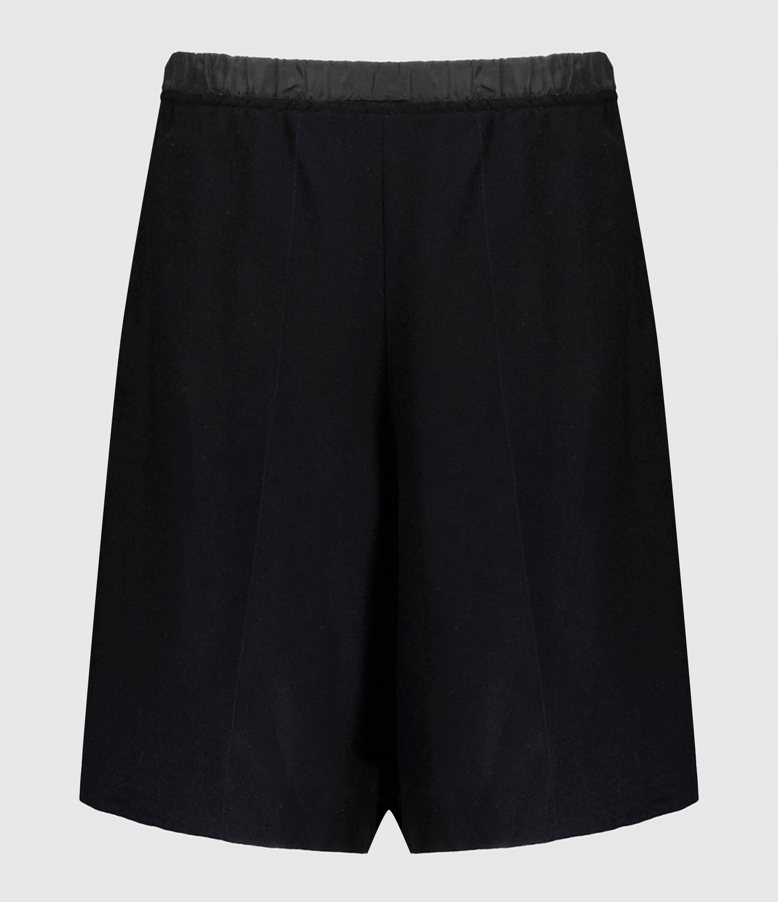 Bermuda Elastic Band Laine Noir