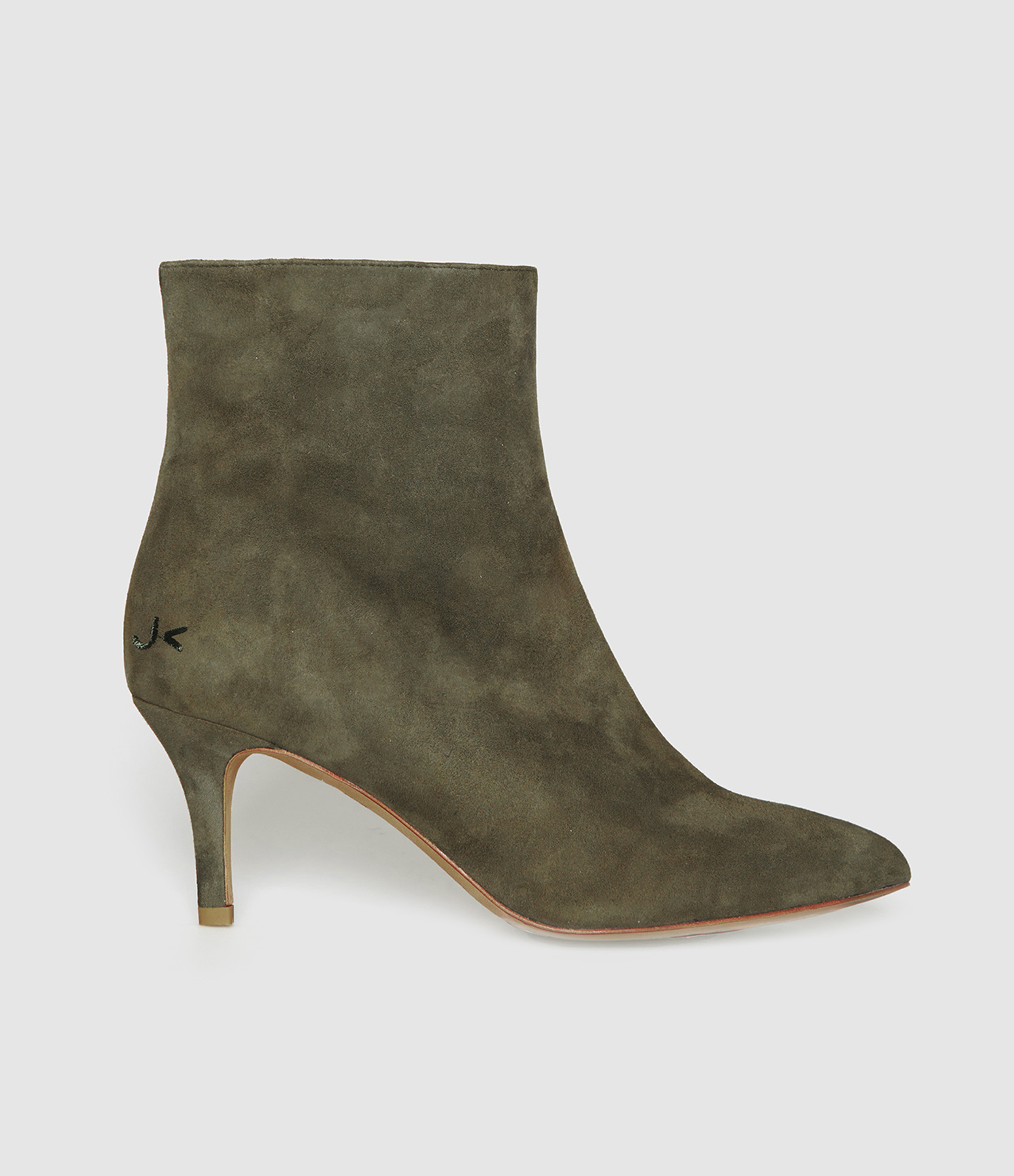 Bottines Boye 70 Cuir Suédé Kaki