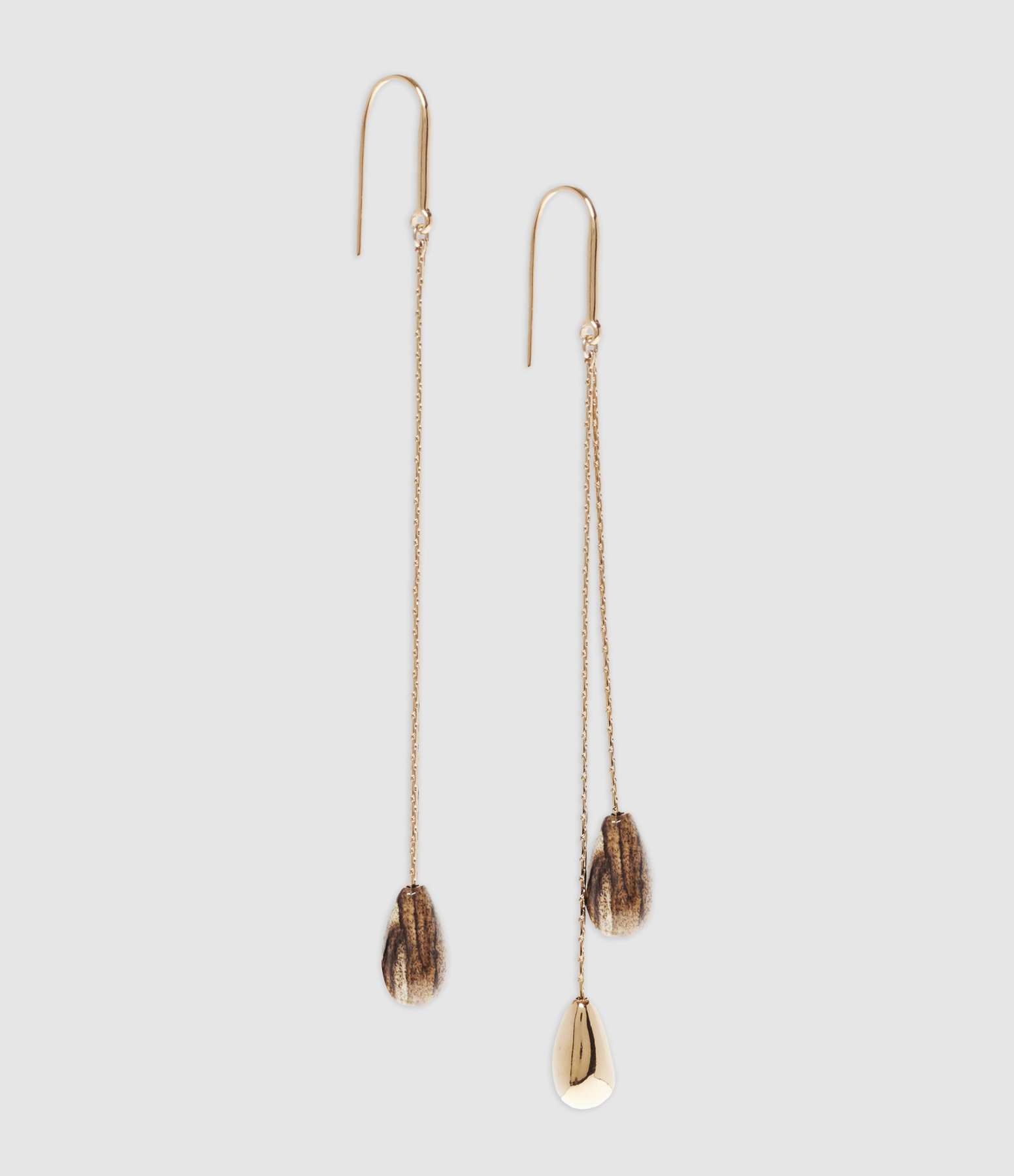 Boucles d'Oreilles Asymmetric Natural