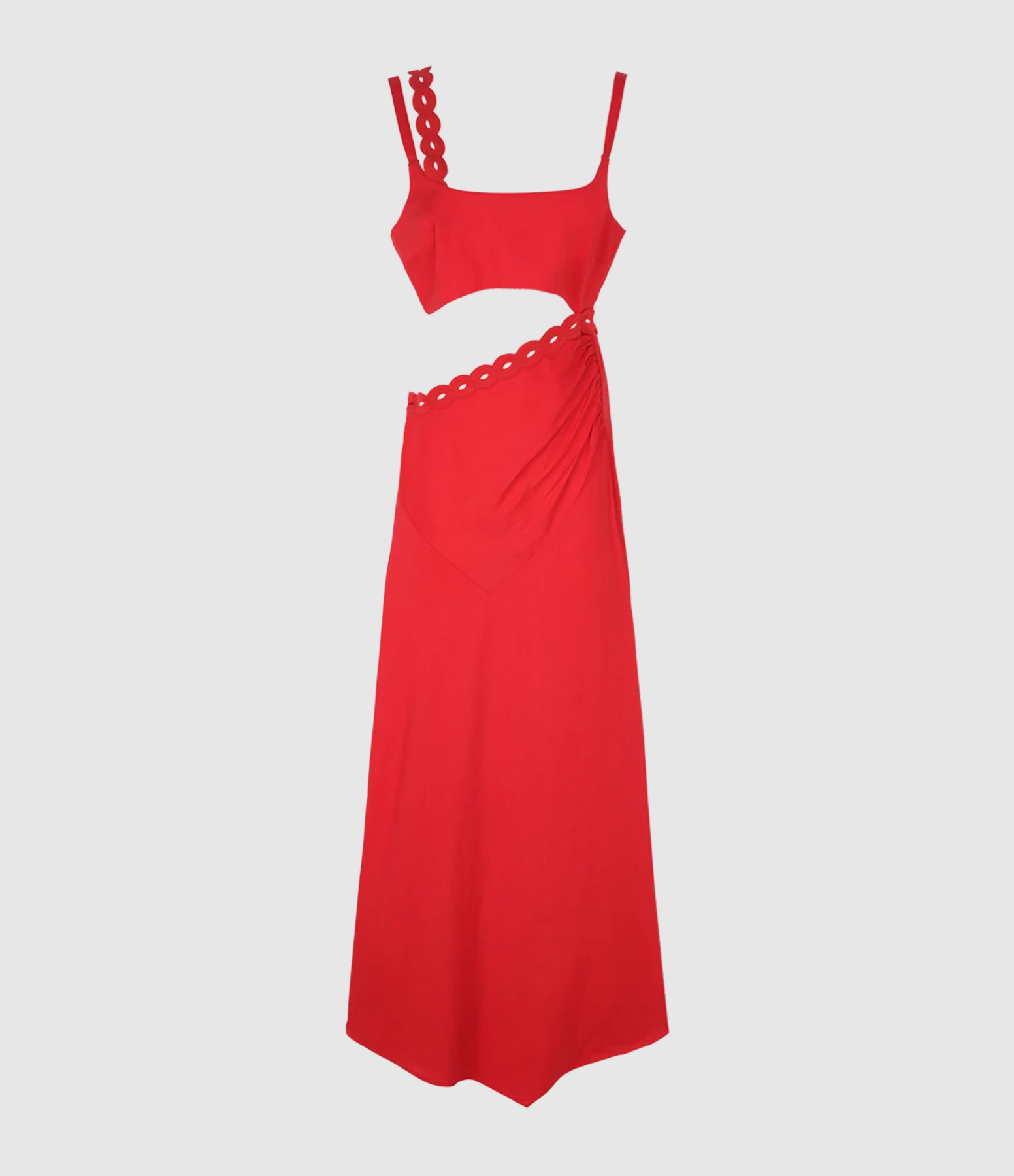 Robe Longue Raffalda Coquelicot