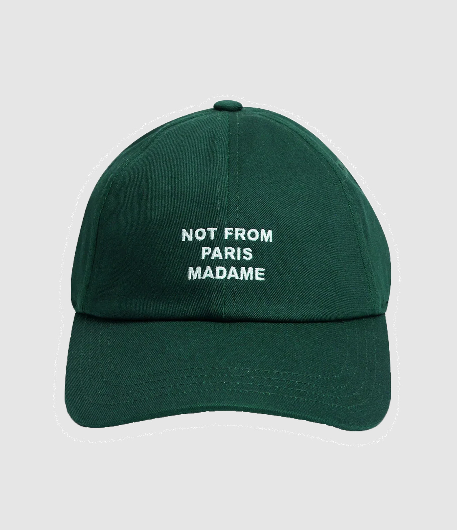 Casquette Homme Slogan Dark Green