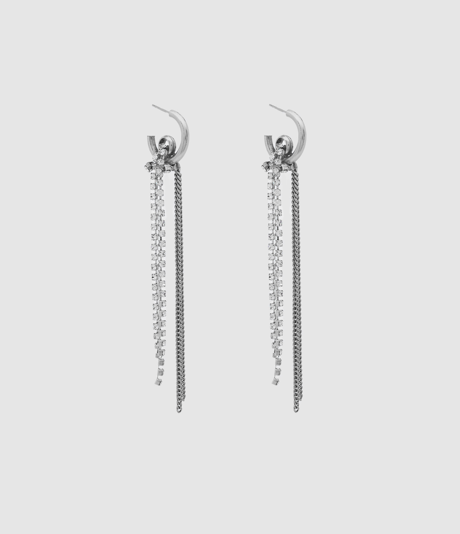 Boucles d'oreilles Poitou Argenté