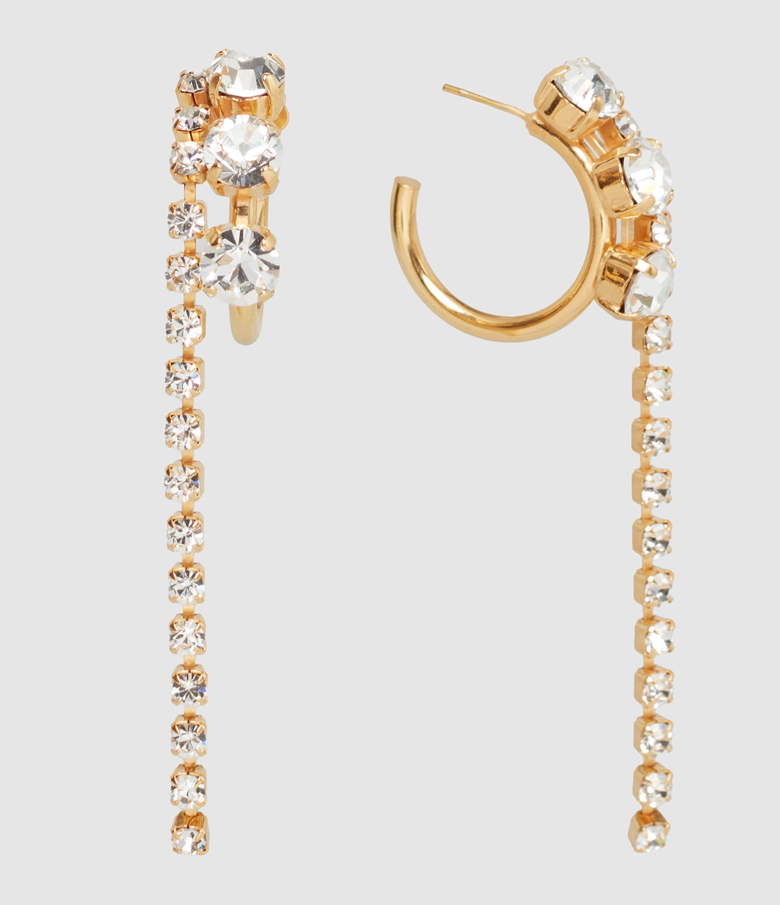 Boucles d'oreilles Alma Cascade Doré
