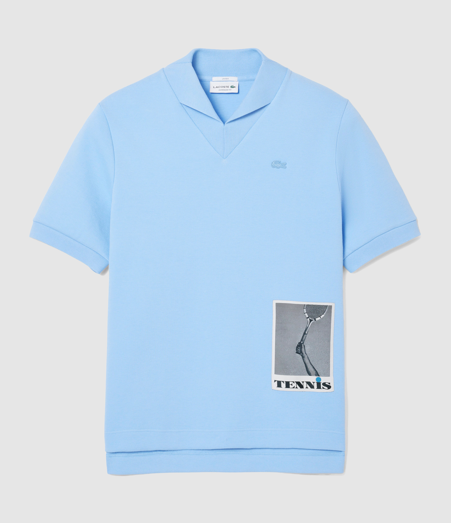 Polo Oversize Bleu, Collection Défilé AH24