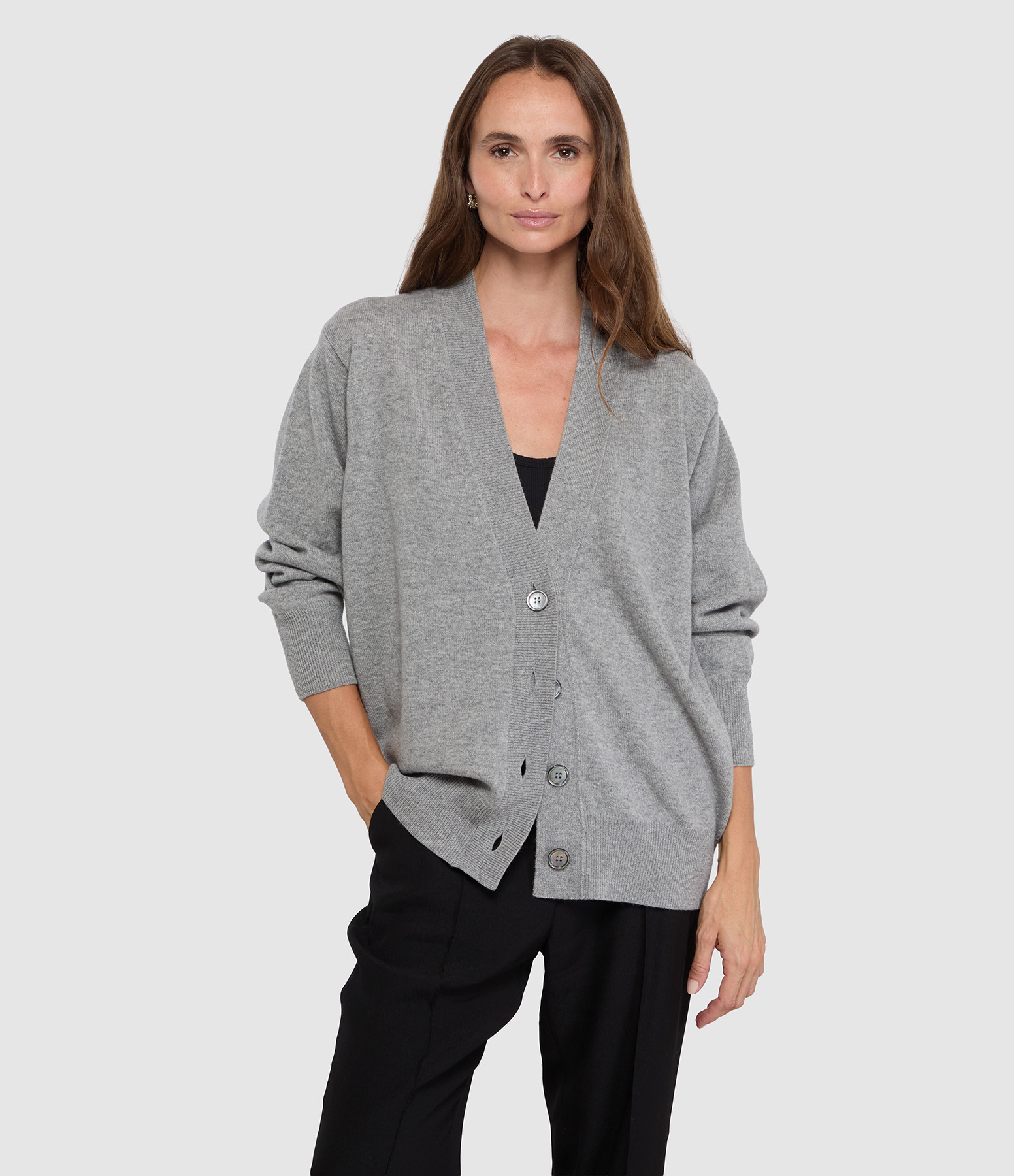 Gilet Swarosky Pin Grey