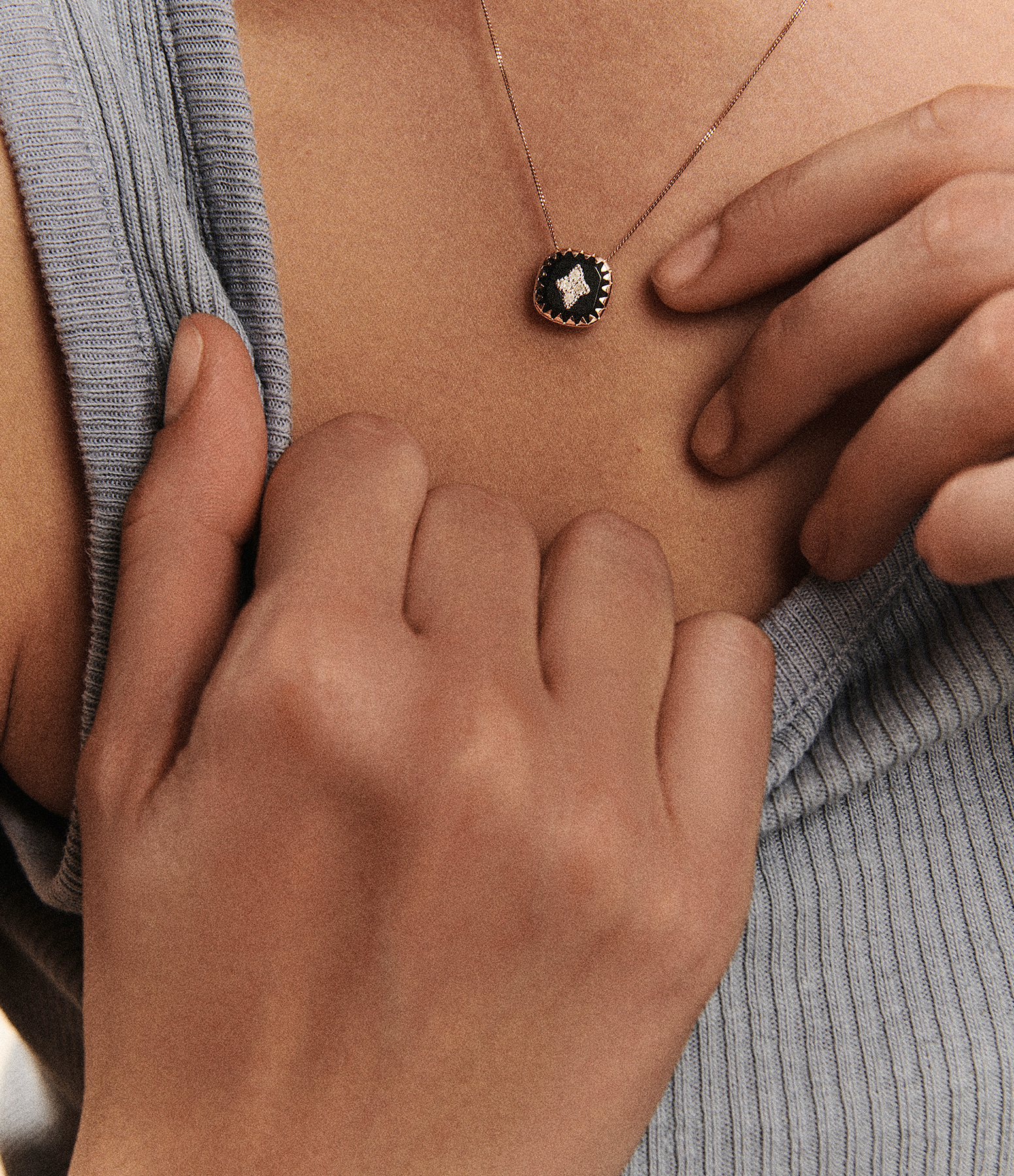 Collier Pierrot n°2 Noir