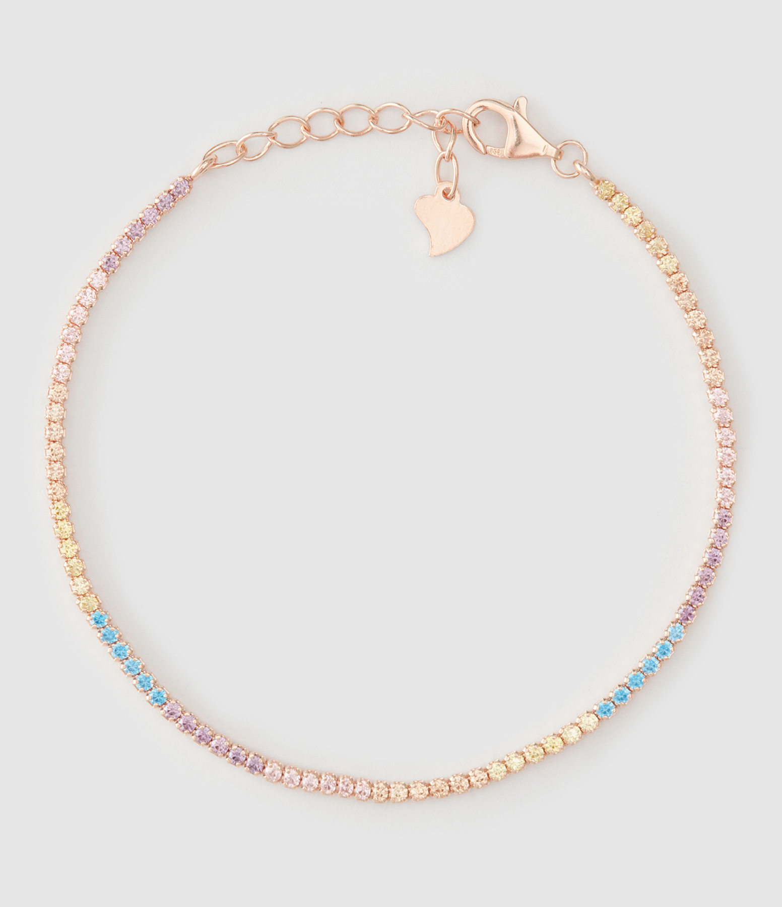 Bracelet Golden Day Argent Rosé Multicolore