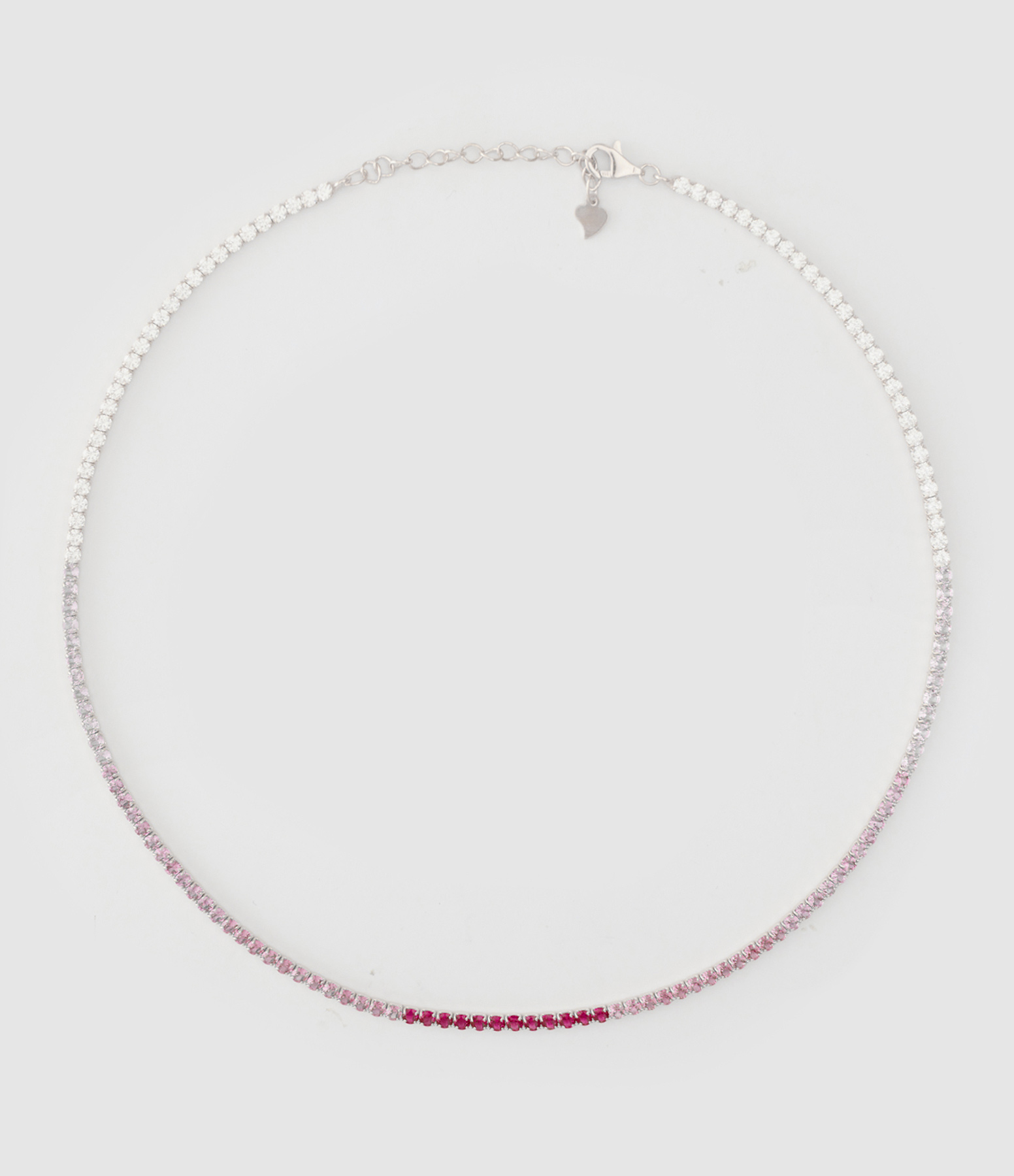 Collier Summer Love Argent Rose 