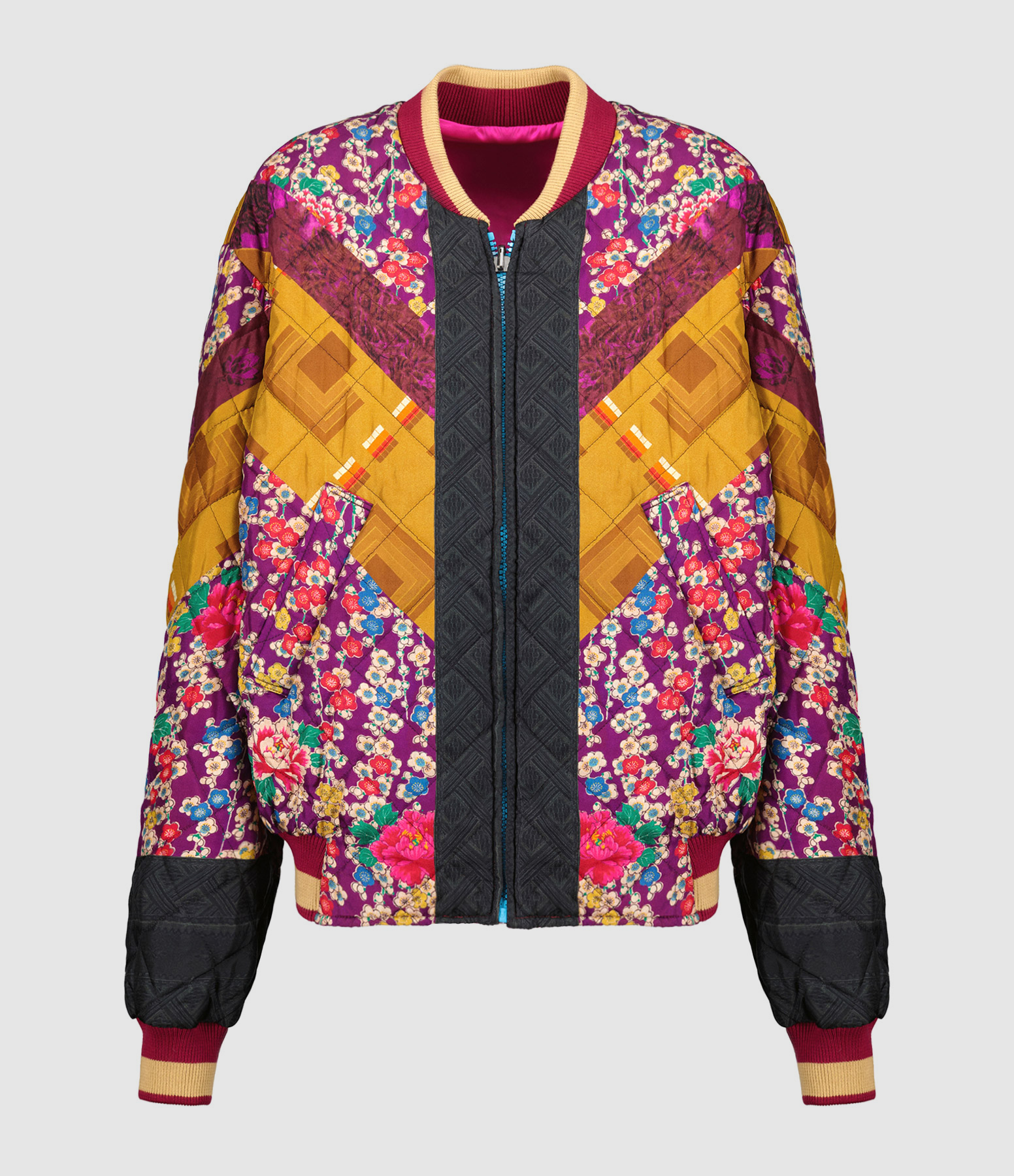 Bomber En Soie Jaune Moutarde H&M Taille 12 (US 8) - Neuf Sans étiquettes, Style Vibrant