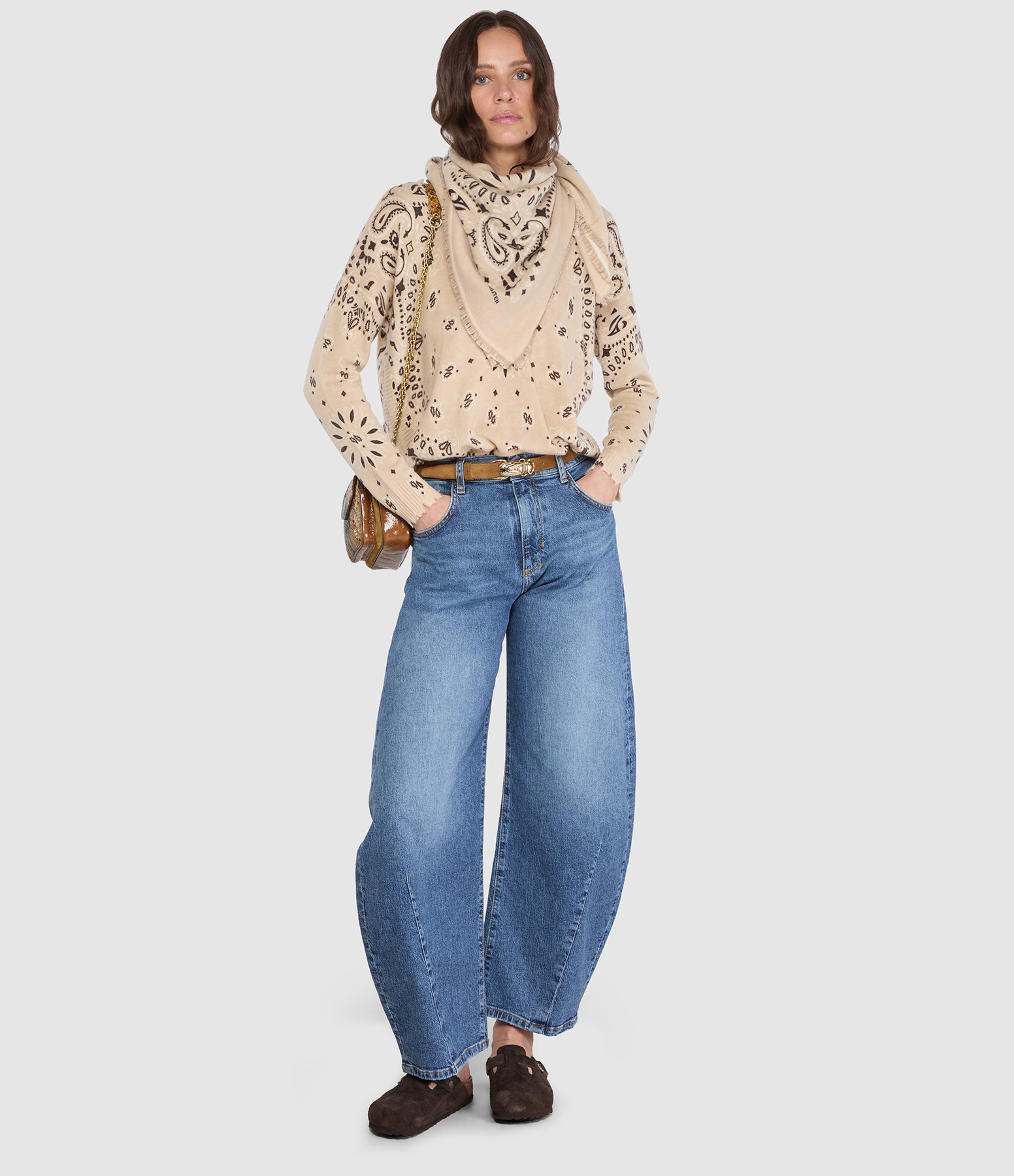 Pantalon The O Shape Medium Blue