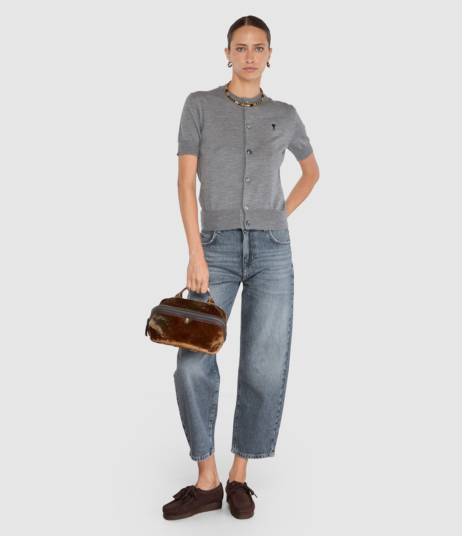 Pantalon The O Shape Medium Grey