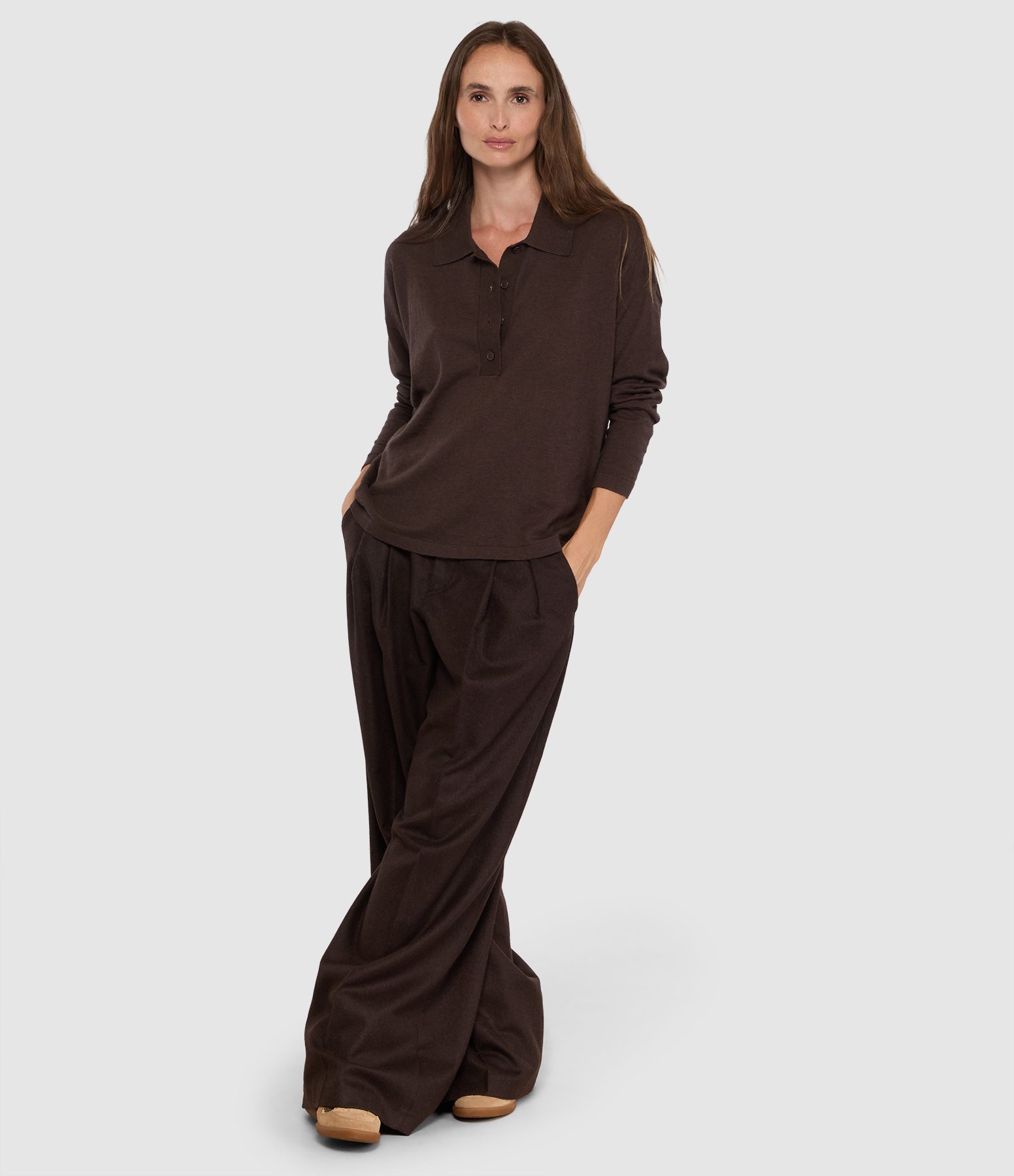 Pantalon The Gent  Dark Brown