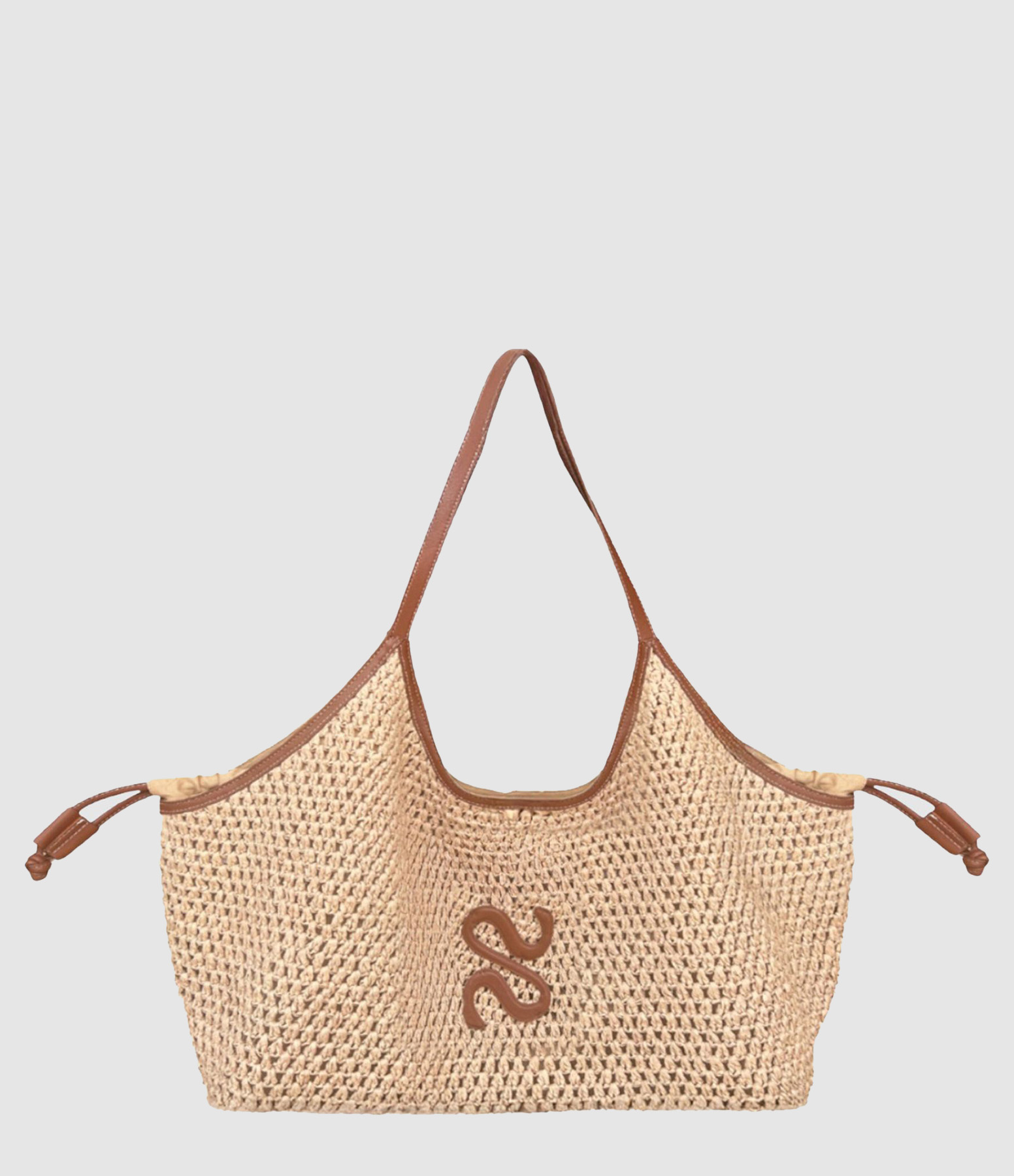 Cabas Positano Beige/Marron