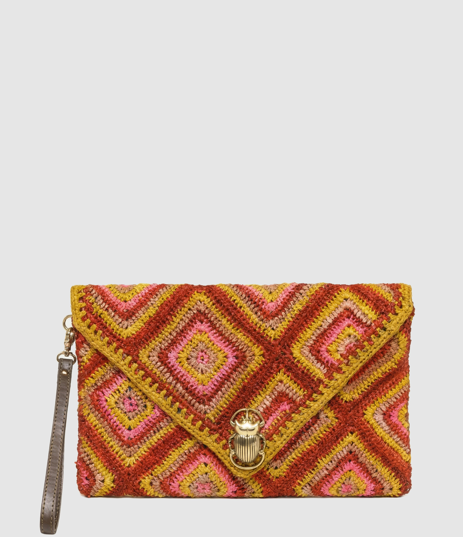 Pochette Raphia Alicia Rose
