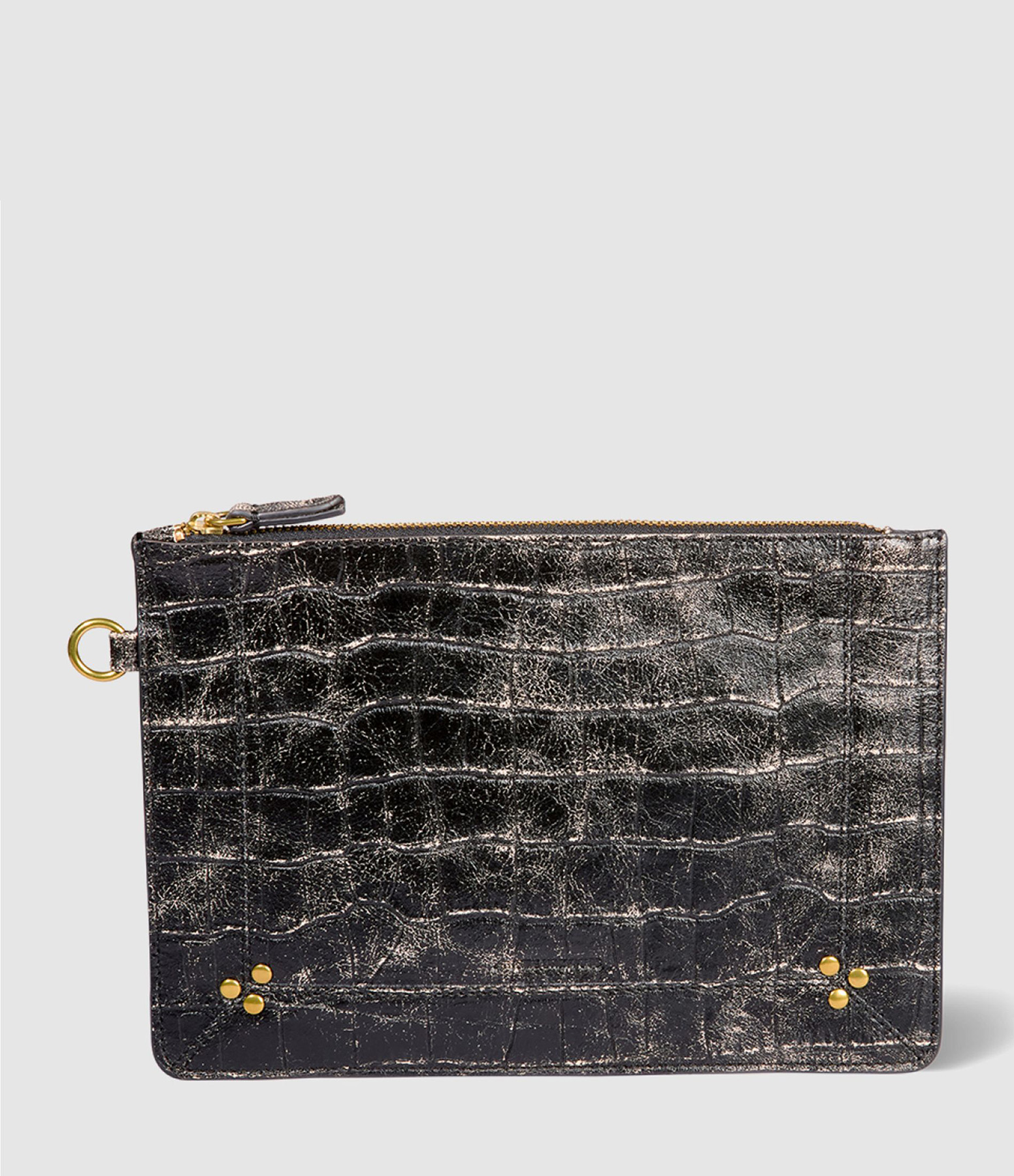 Pochette Popoche M Imprimé Croco Grunge
