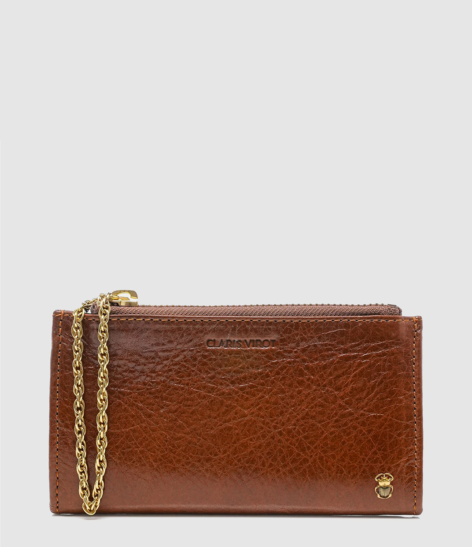 Portefeuille Achille Cuir Tabac