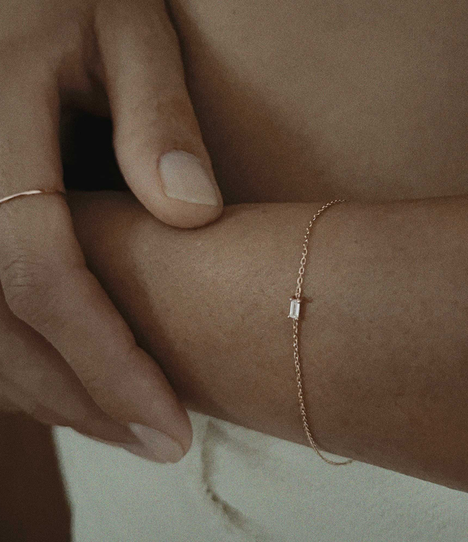 Bracelet Georgia Or Rose Diamant
