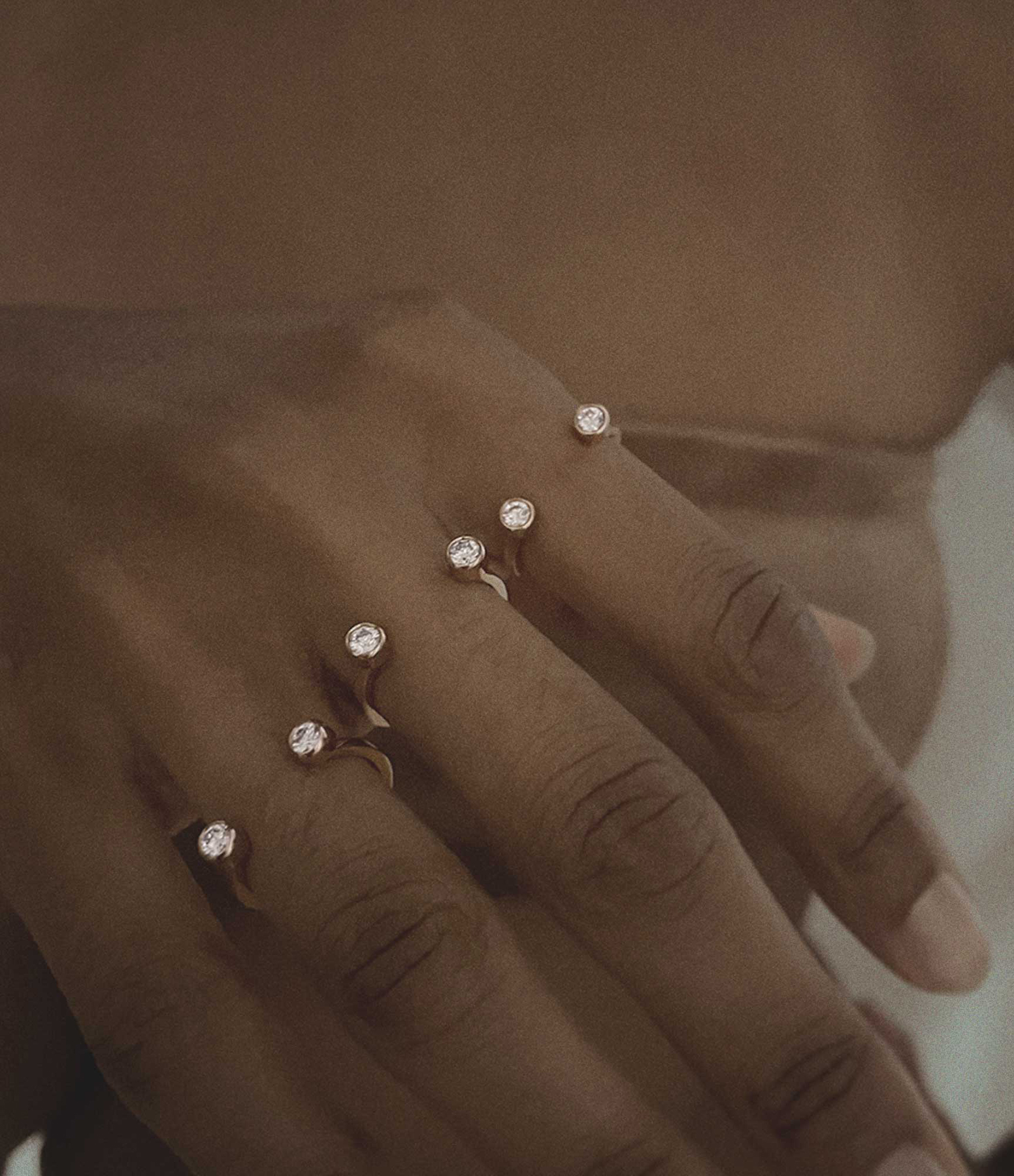 Bague Mademoiselle Else Diamants Or Rose