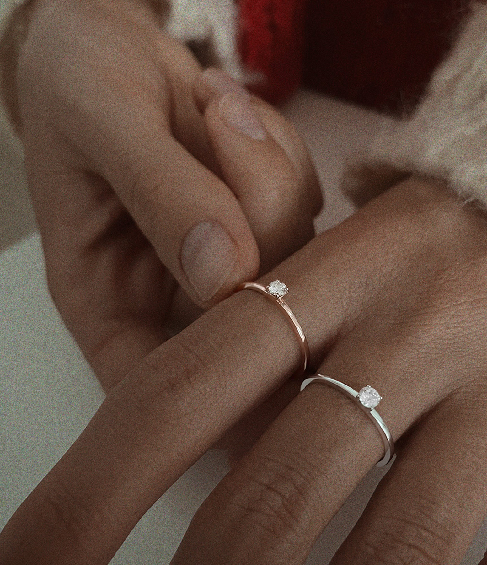 Bague Valentine Or Blanc Diamant