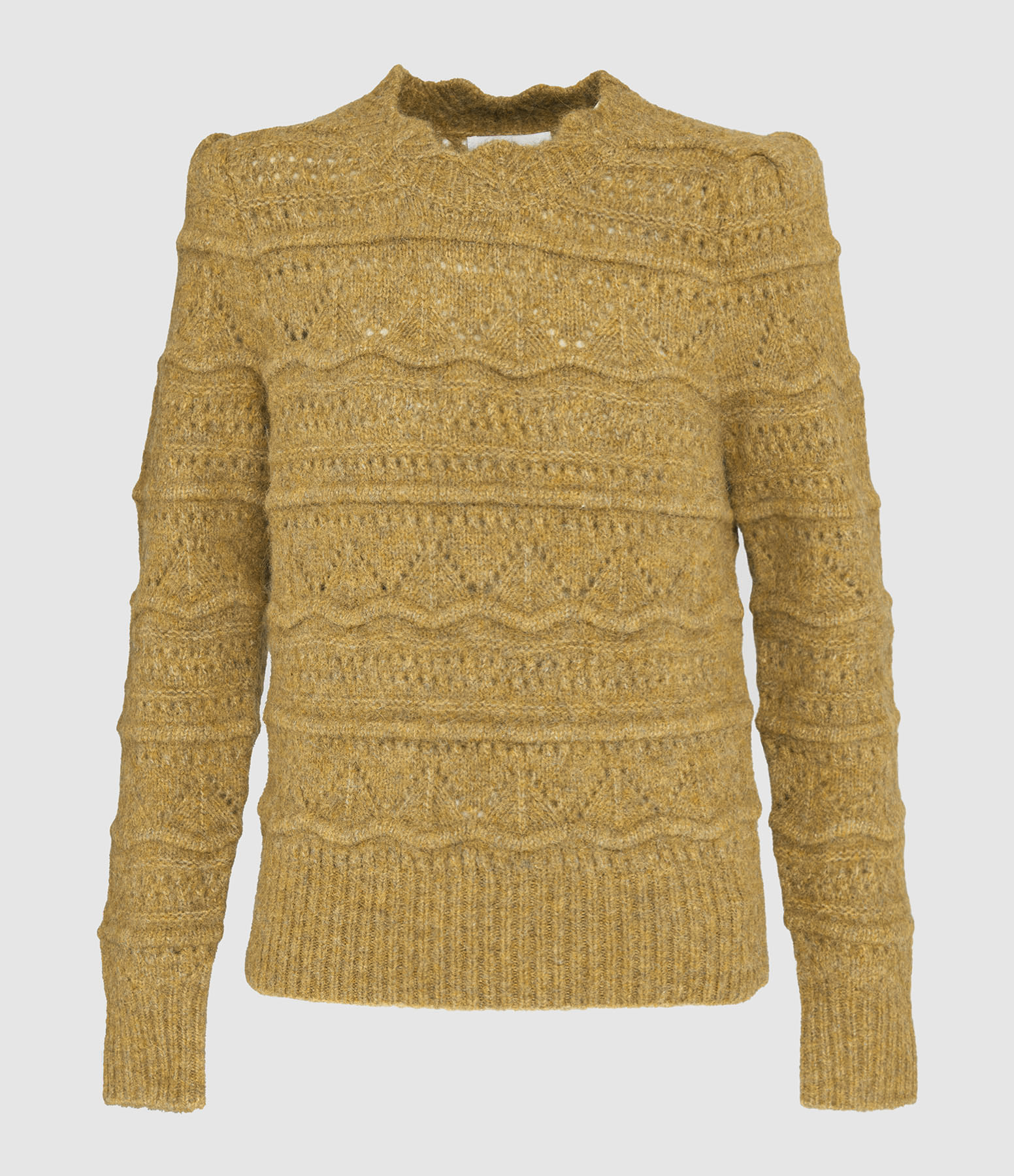 Pull Othona Laine Moutarde