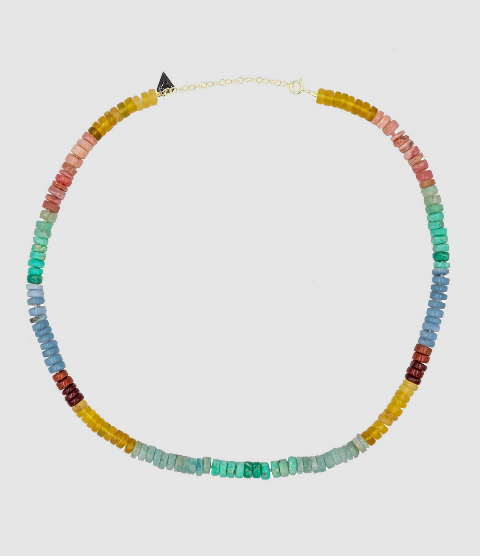 Collier Puka Opale Multicolore