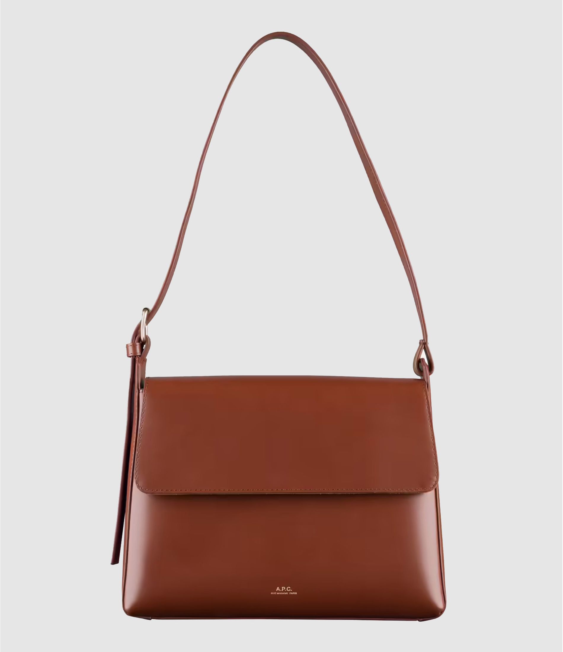 Sac Virginie Flap Noisette