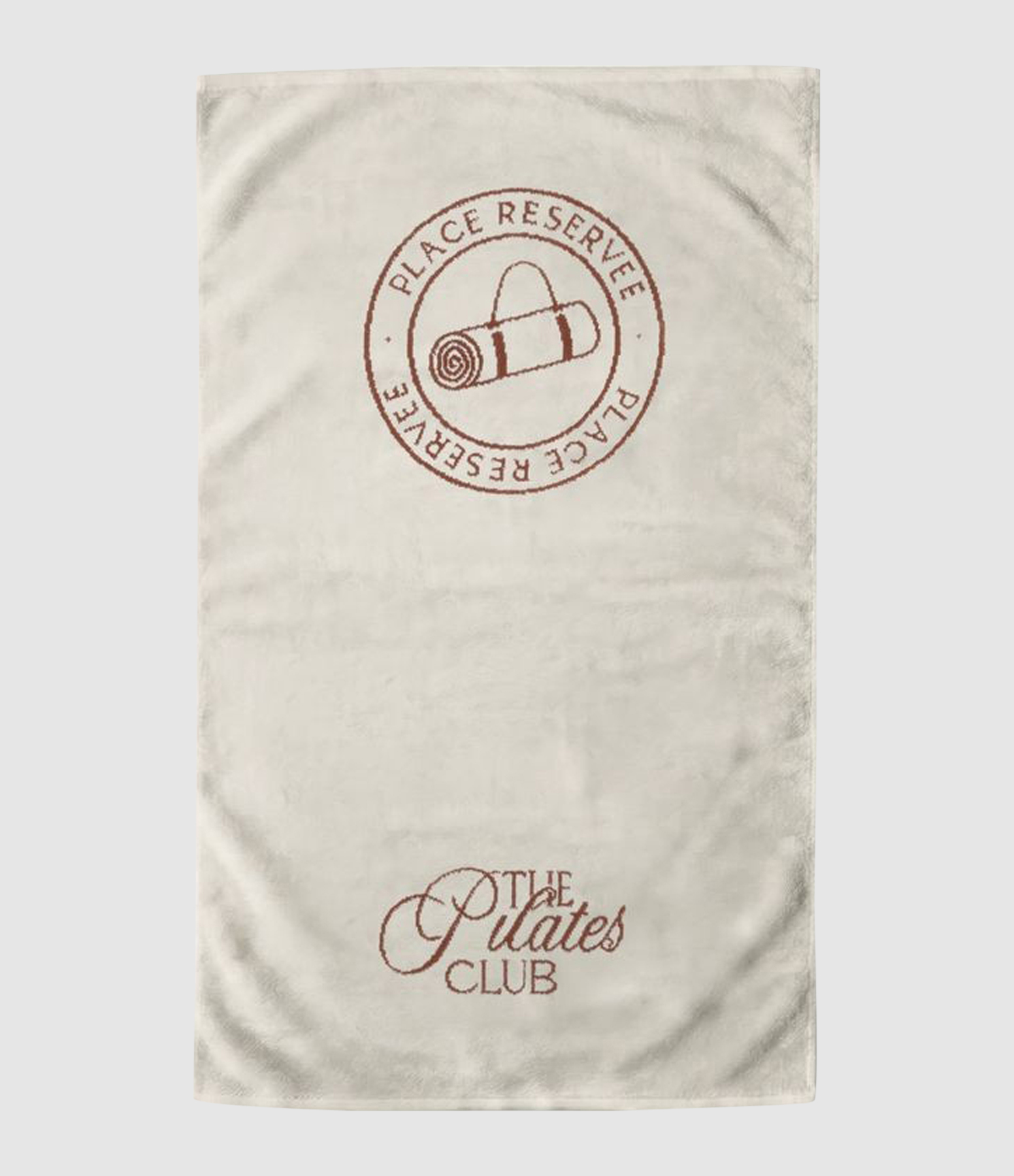 Serviette Pilates Club Ecru/Tan 50x80 cm