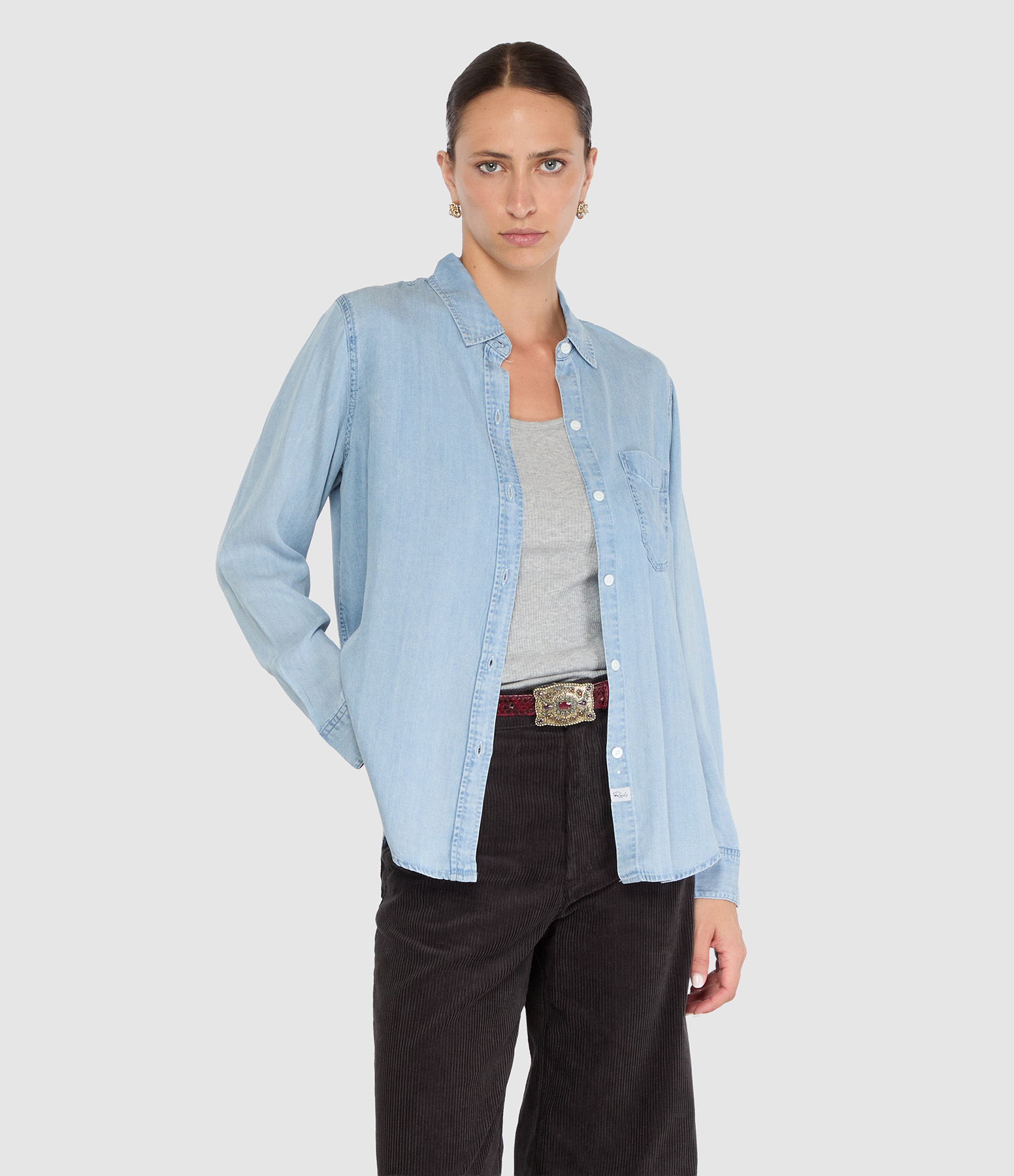 Chemise Ingrid Med Vintage Cloud Wash