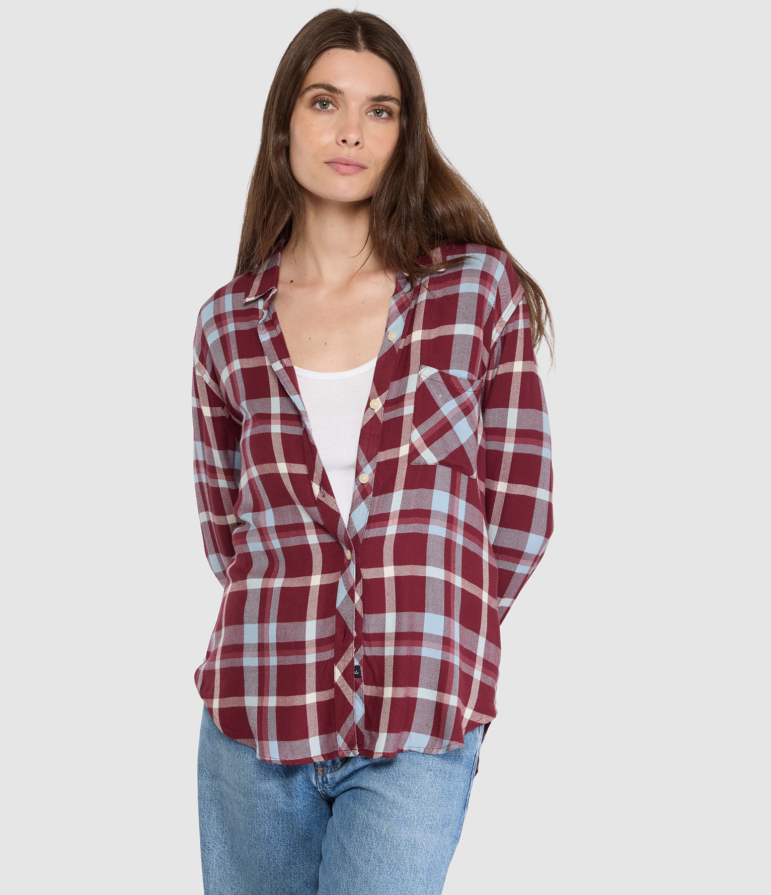 Chemise Hunter Plum Cream