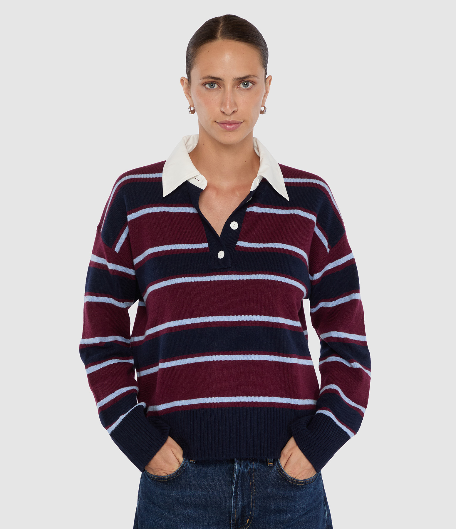 Pull Paxton Boysenberry Stripe