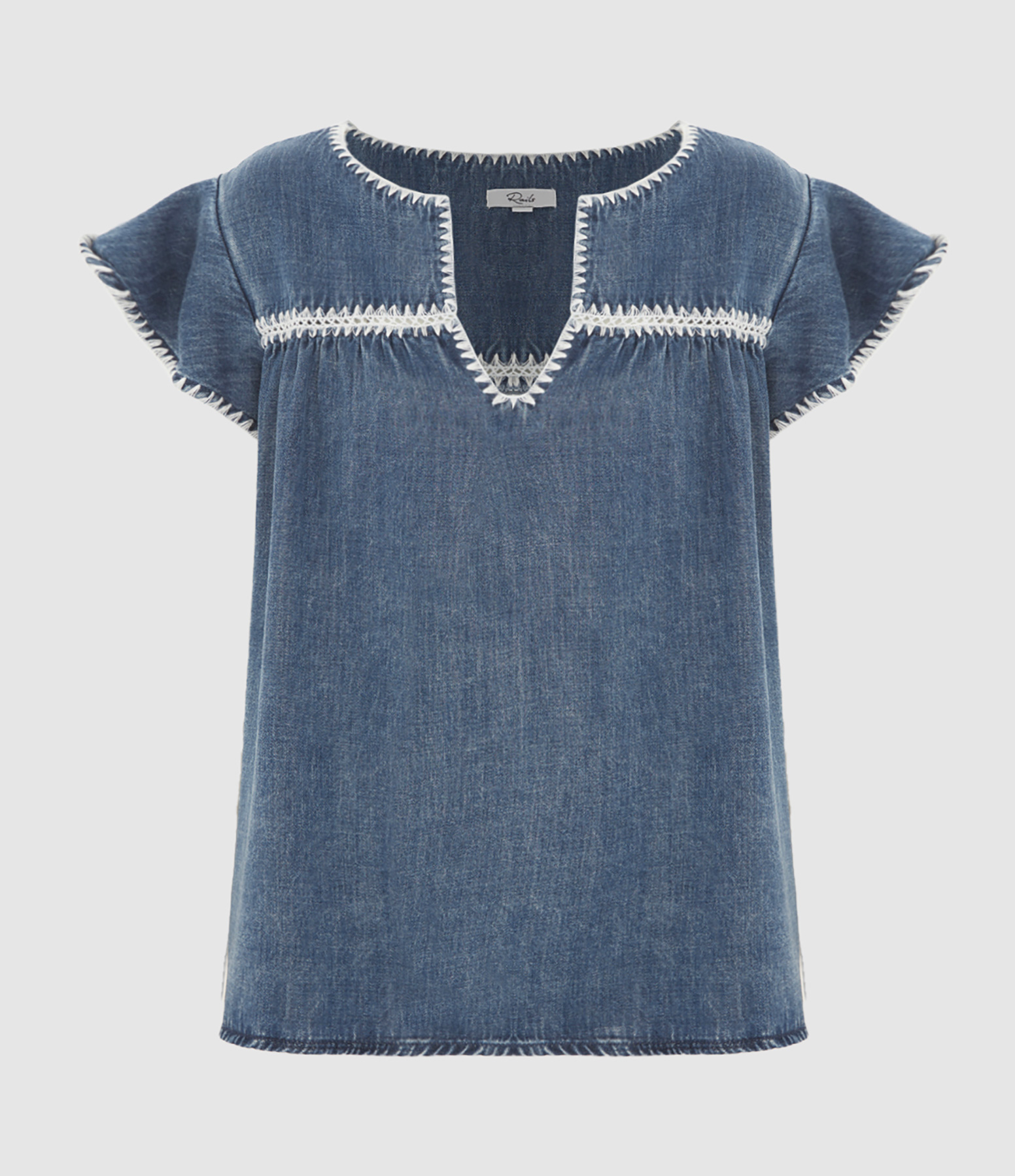 Blouse Manches Courtes Tafia Classic Blue