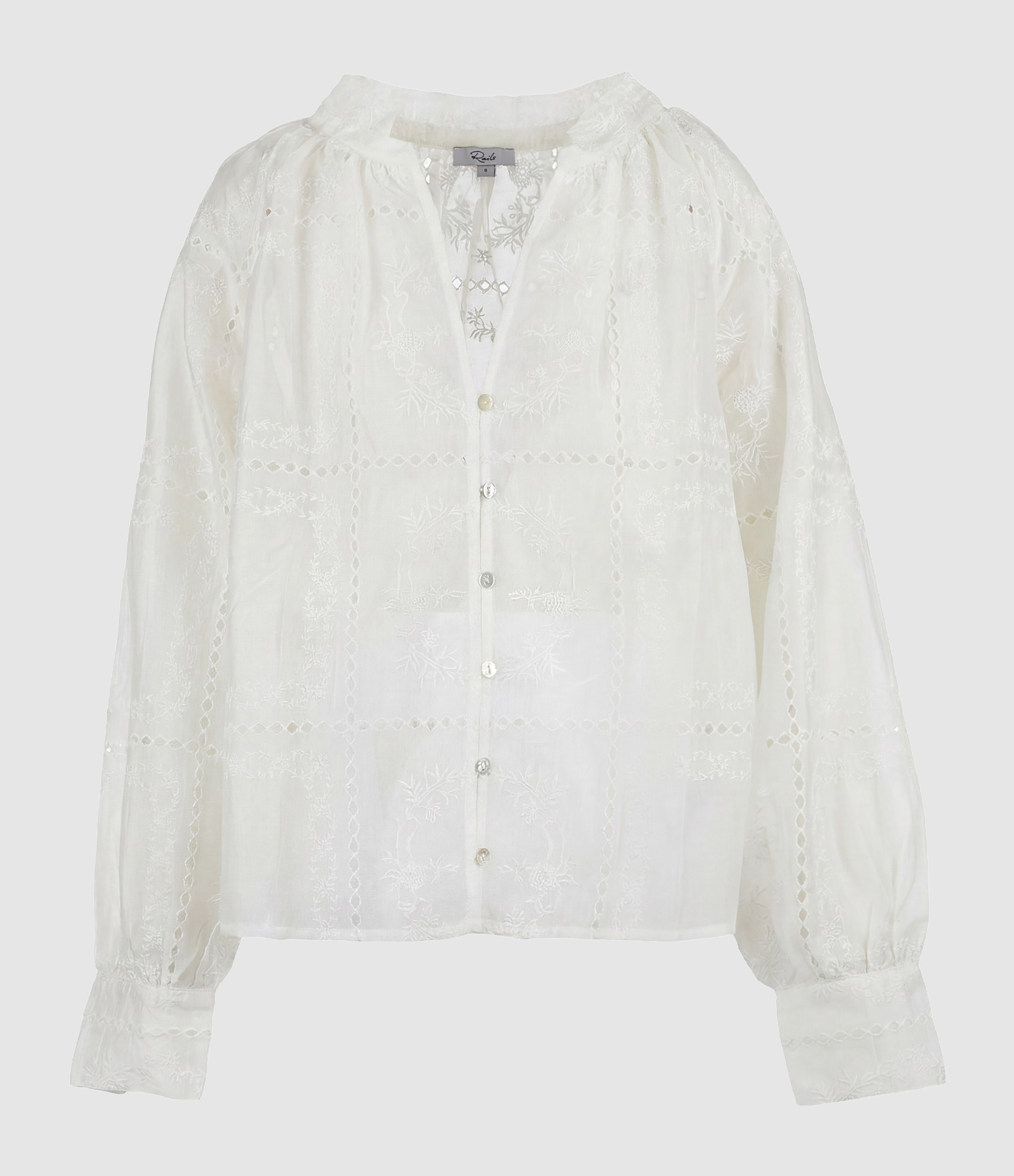 Blouse Francine Ivory Handkerchief