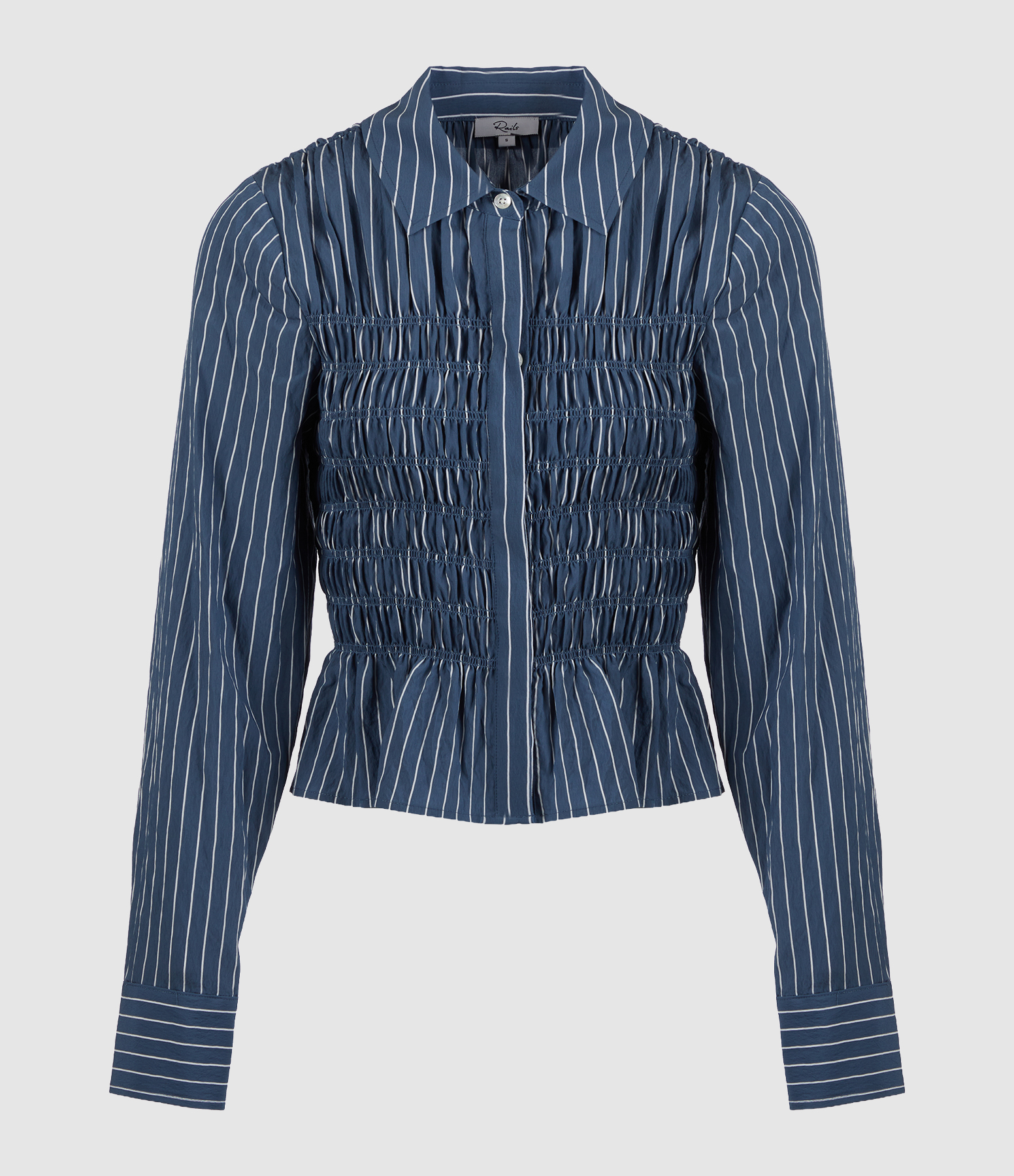 Chemise Bradshaw Washed Indigo Stripe