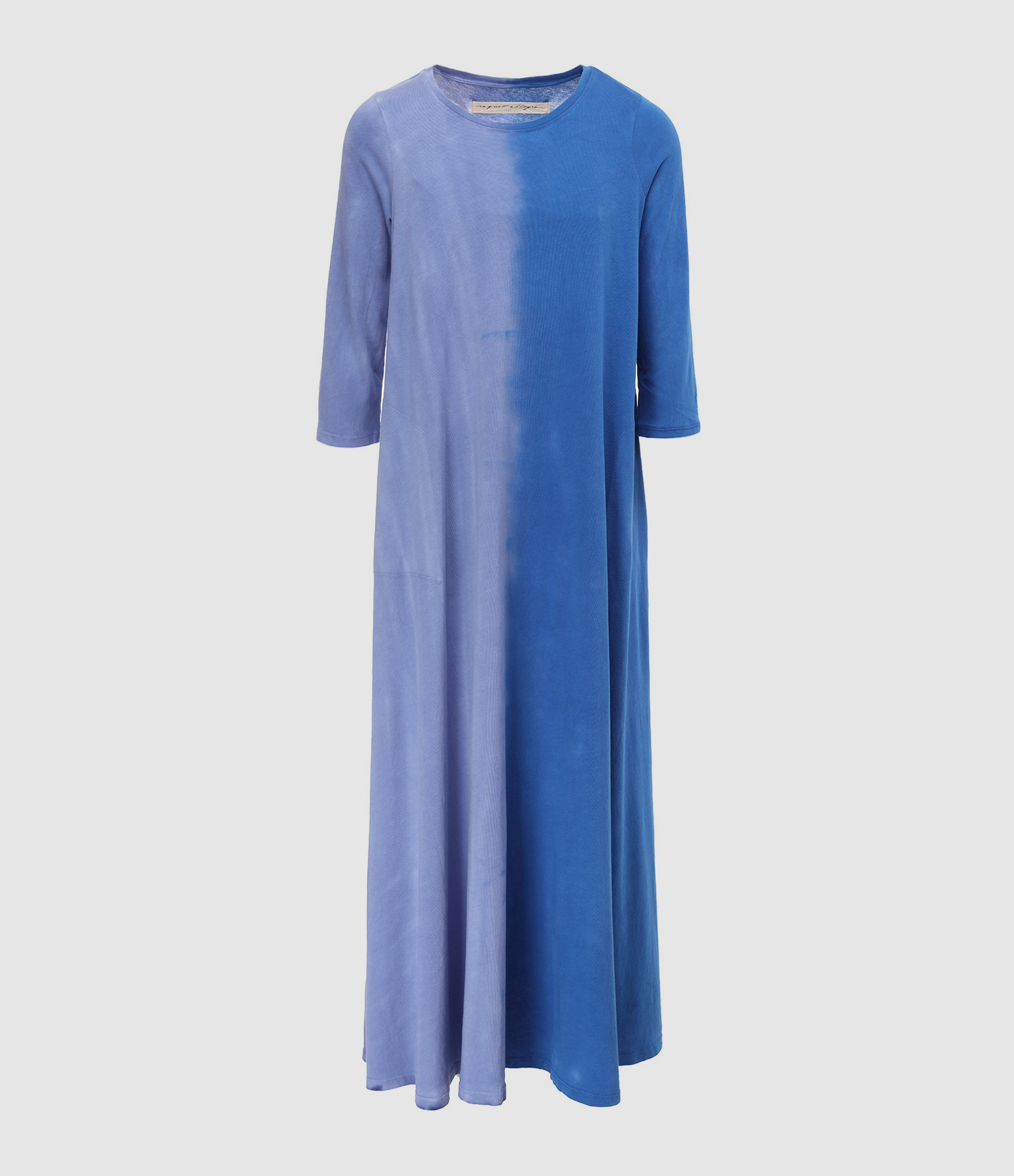 Robe Longue Drama Bleu