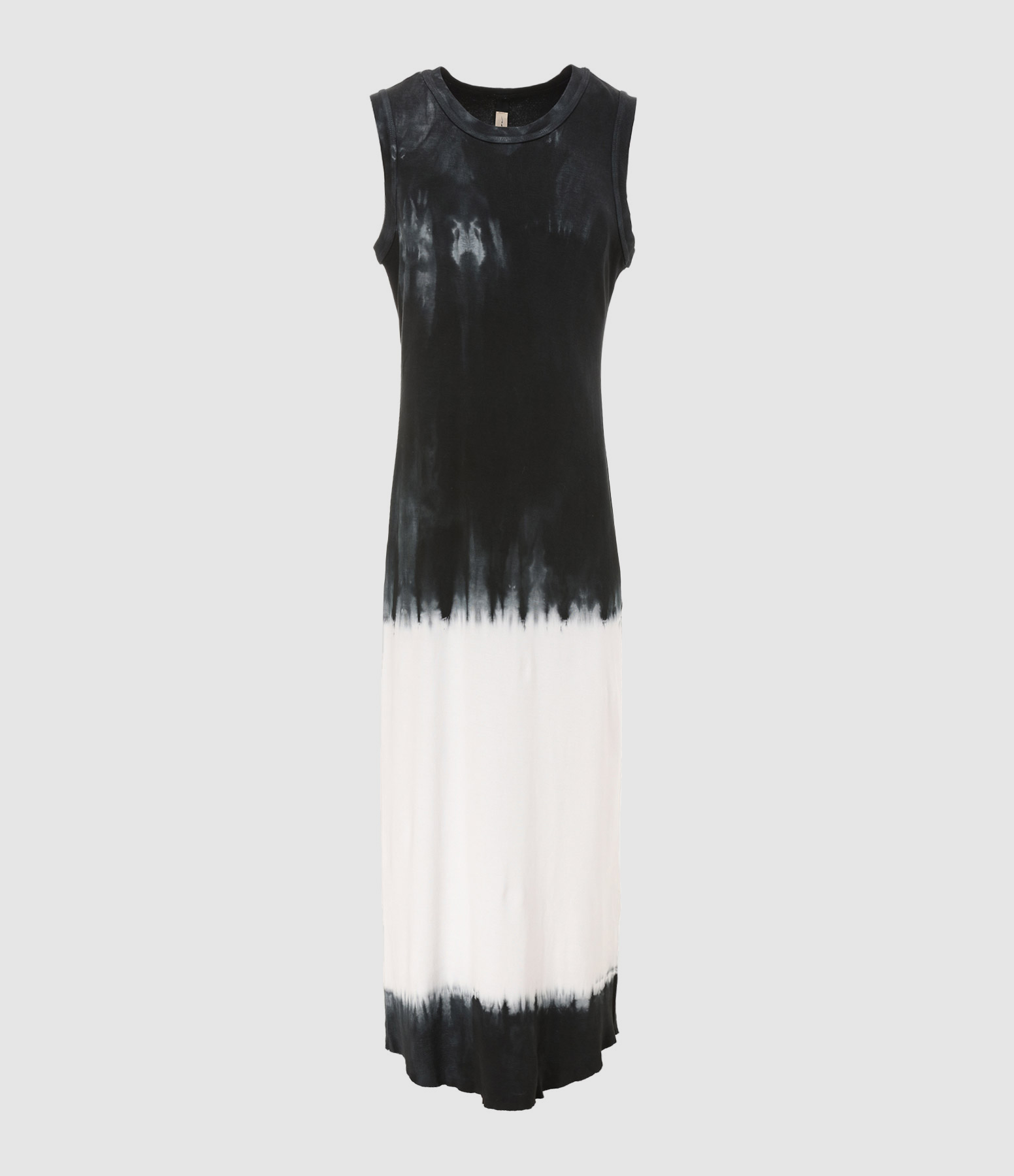 Robe Longue Column Noir Blanc