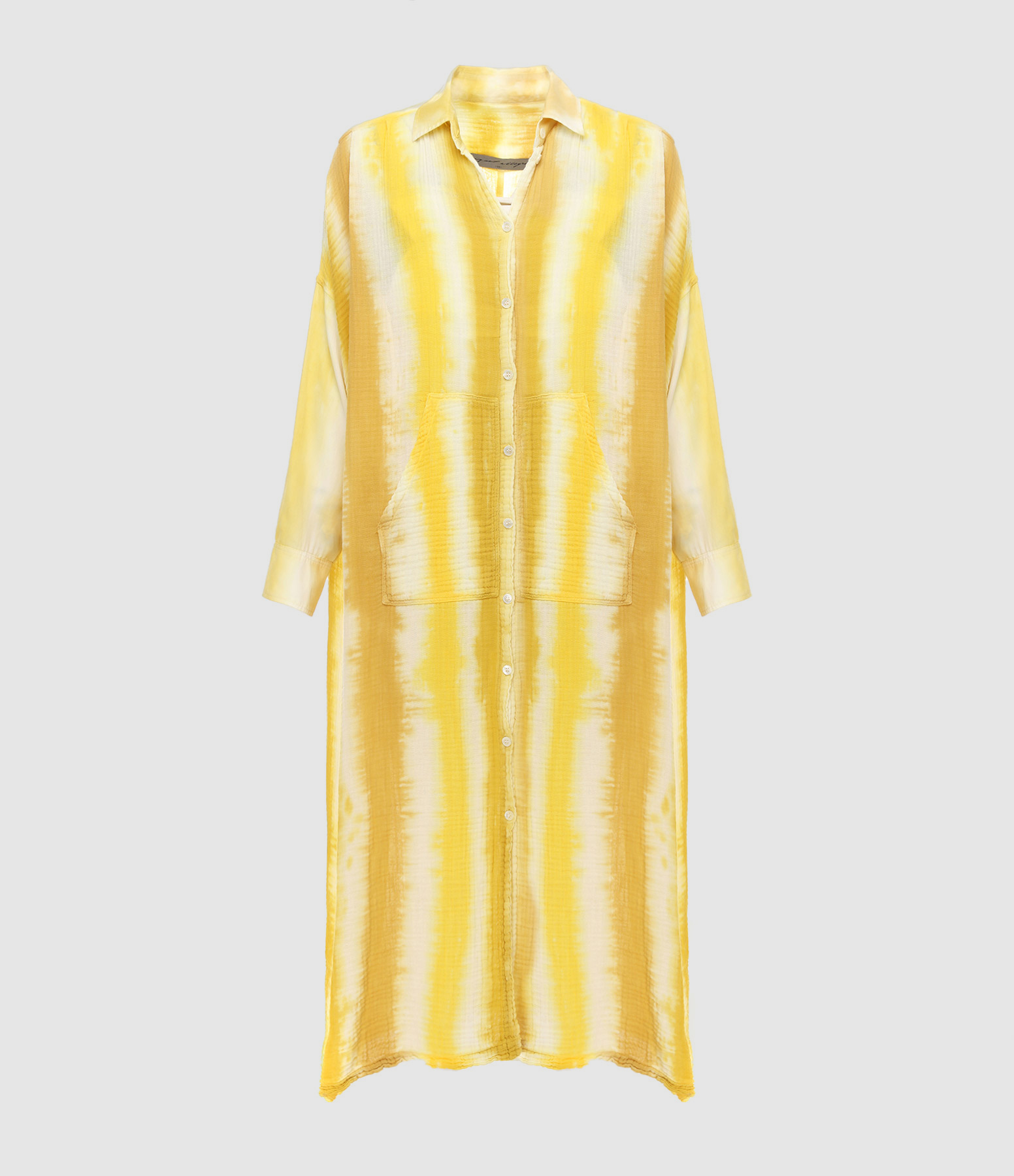 Robe Chemise Caftan Jaune