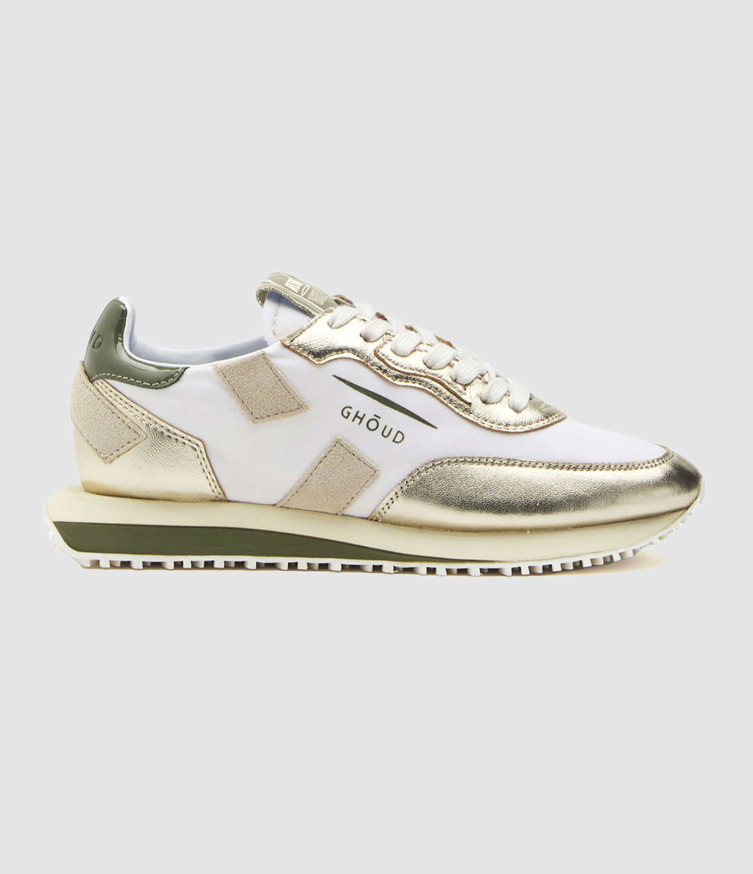 Baskets Rush Cuir White Platine