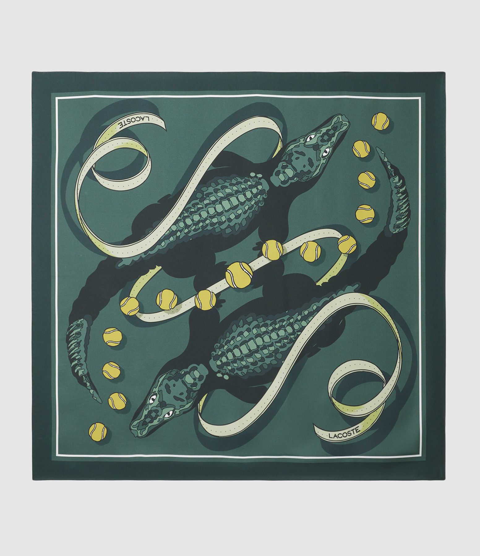 Foulard Varech Fonce Fairway, Collection Défilé AH25
