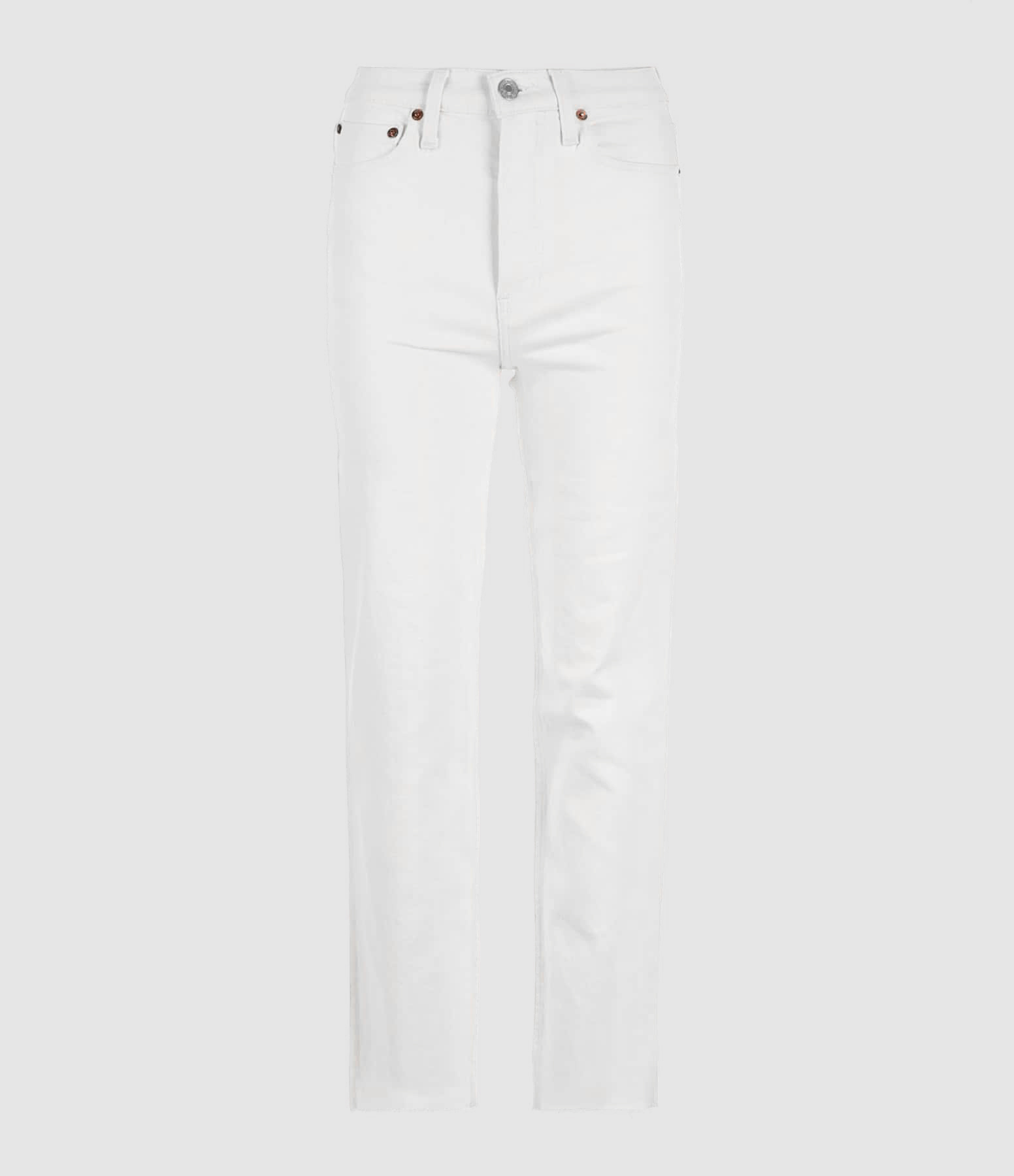 Jean 70s Stove Denim Blanc Vintage