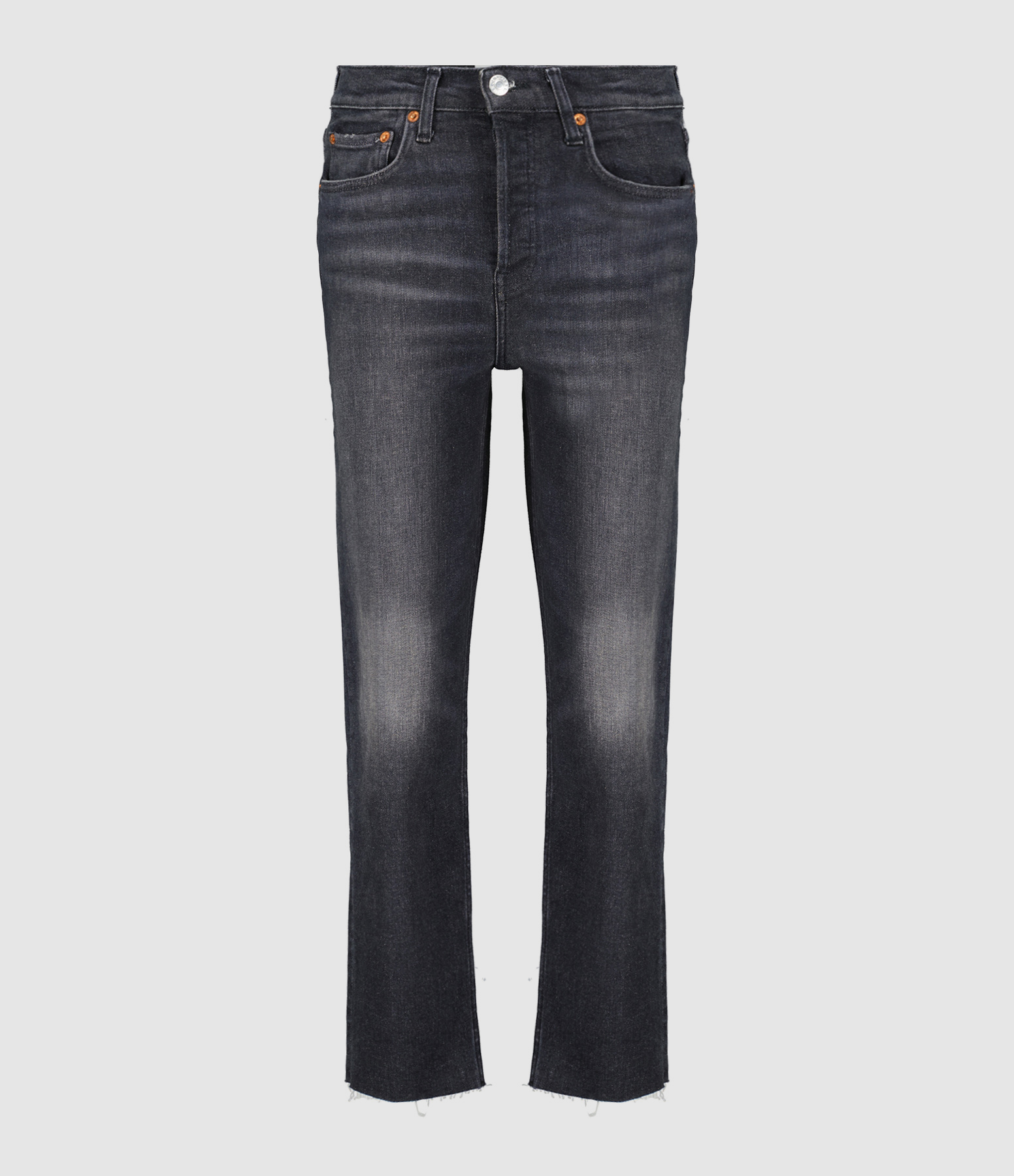 Jean 70S Stove Pipe Coton Noir Onyx Fade