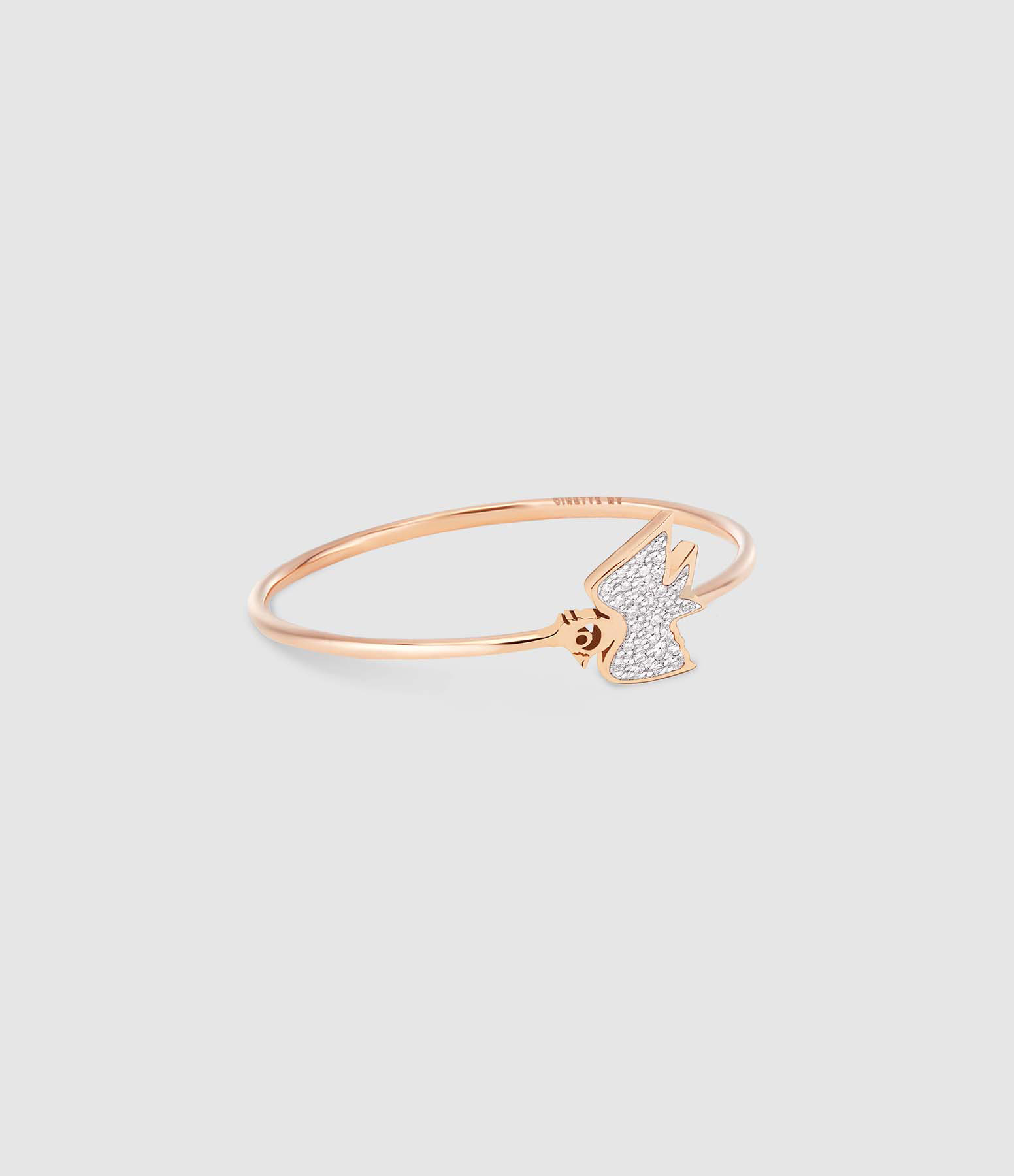Bague Georgia Diamants Or Rose