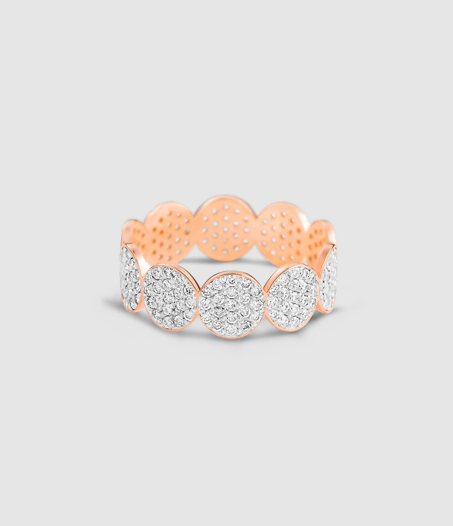 Bague Mini Ever Diamants Or Rose