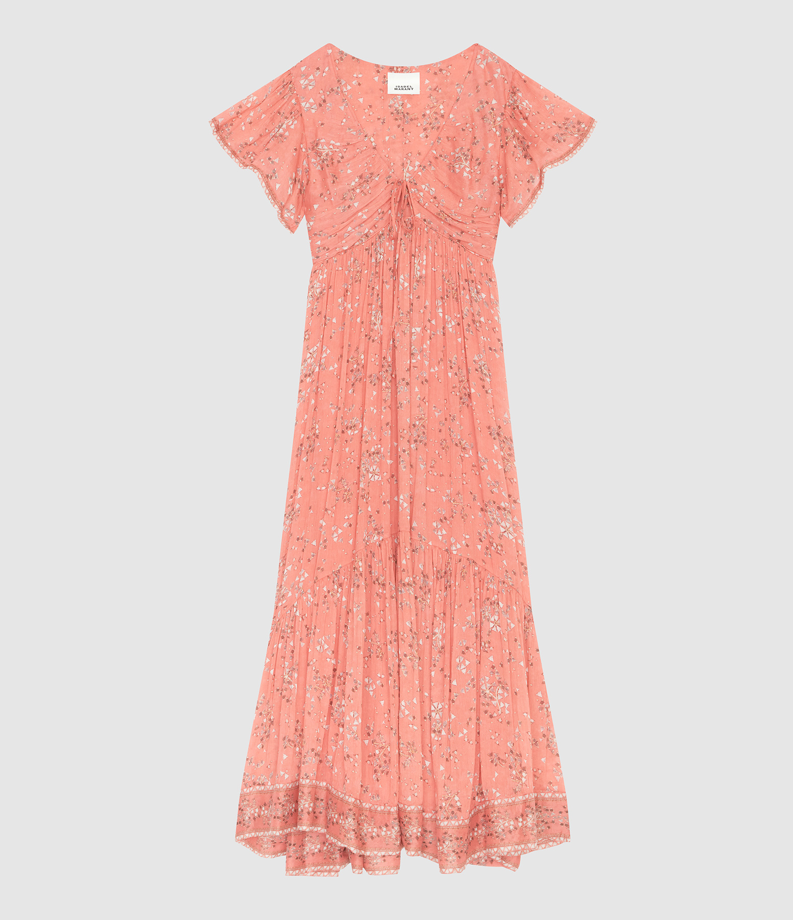 Robe Longue Agathe Shell Pink