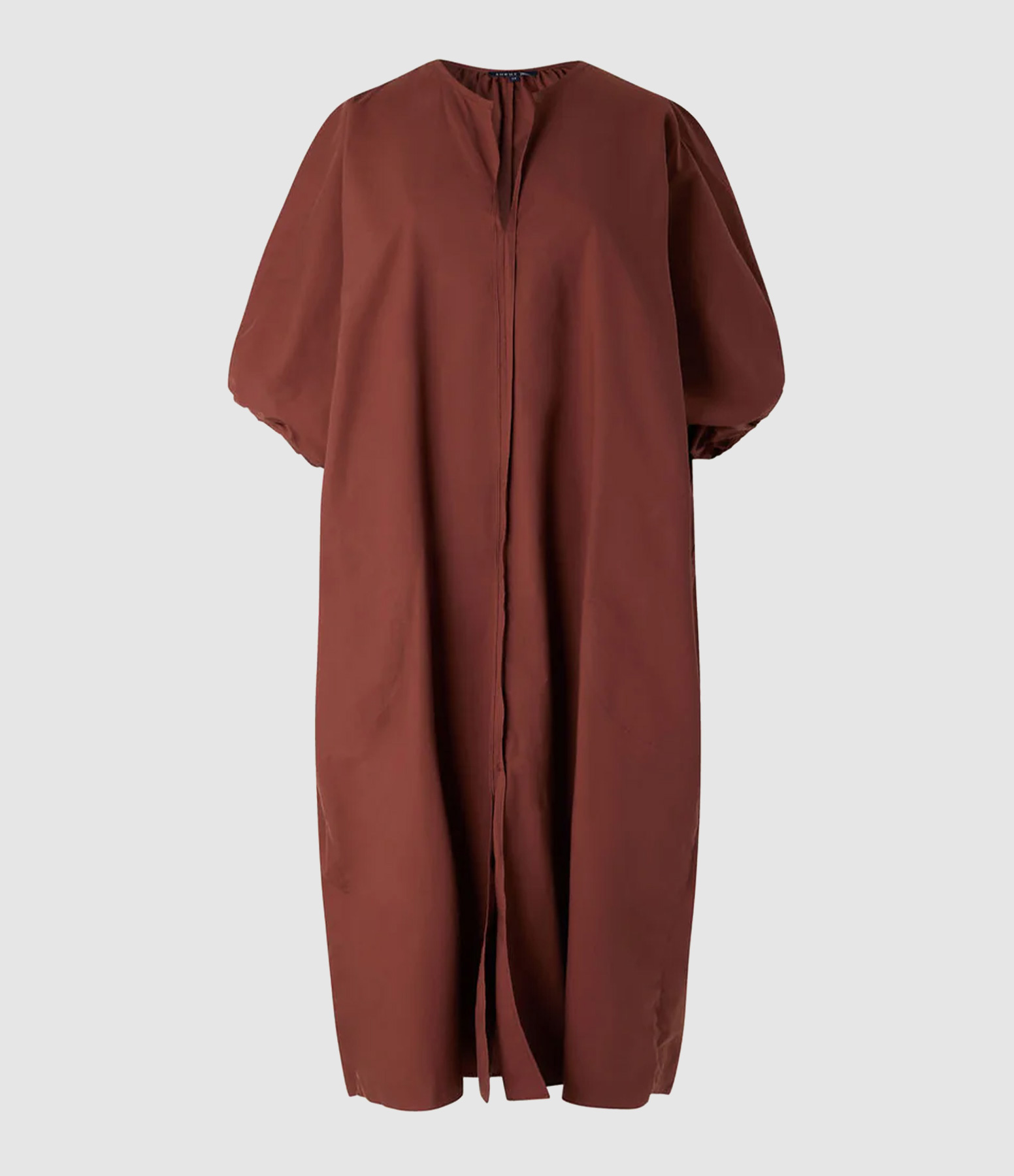 Robe Mi-Longue Alger Acajou