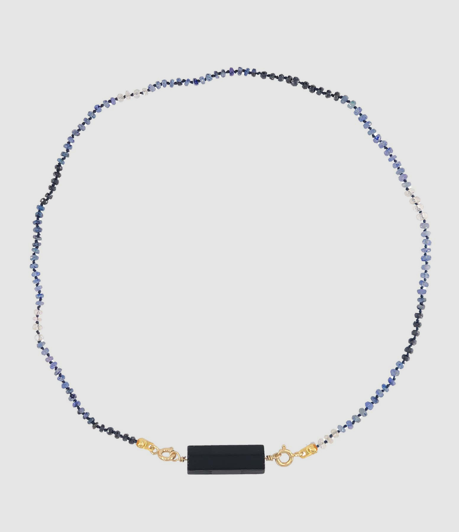 Collier Rolla Bolla Onyx Candies Saphir