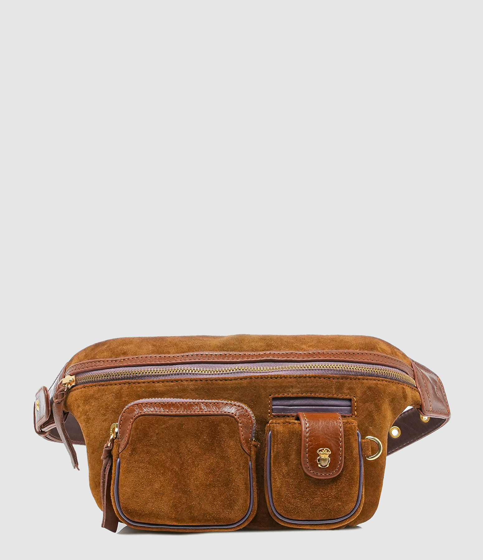 Sac Banane Romeo Suède Tabac
