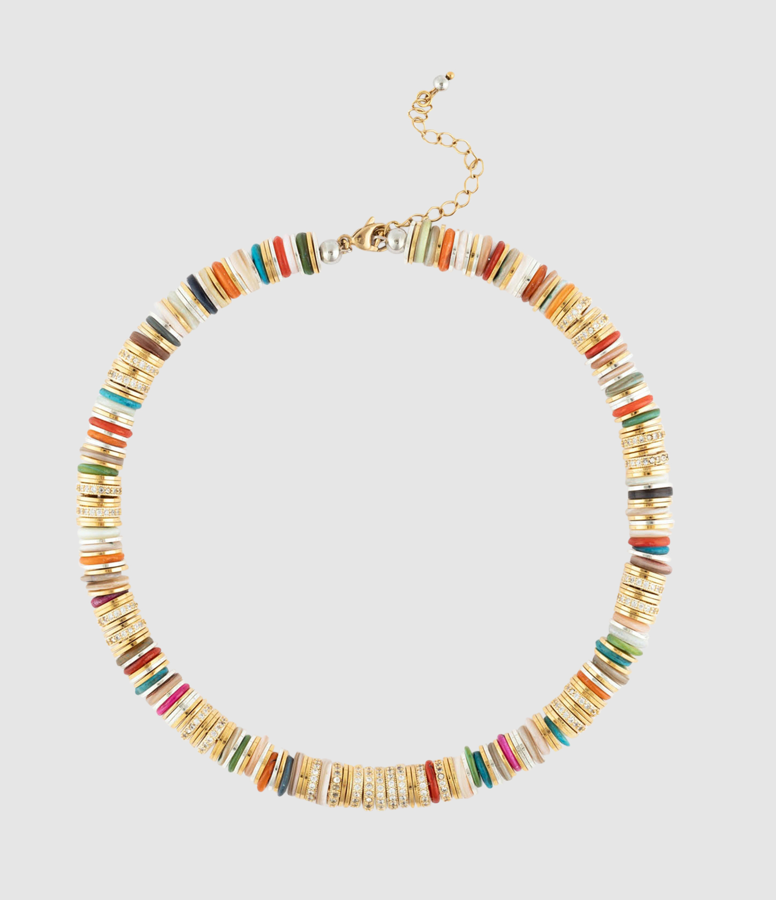 Collier Rondelles Multi